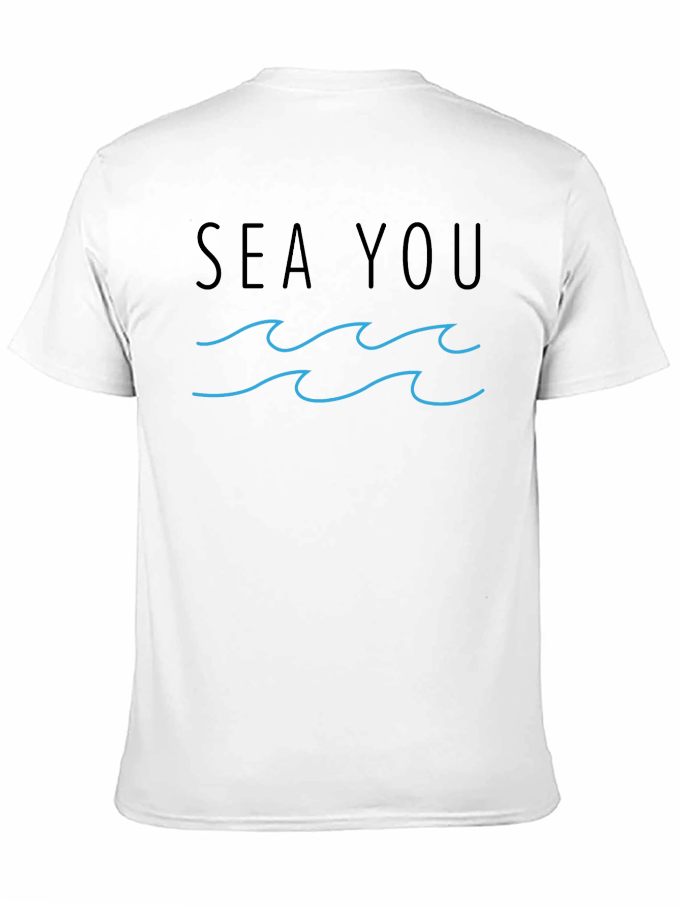 Sea You Graphic Tee - Black Cotton T-Shirt