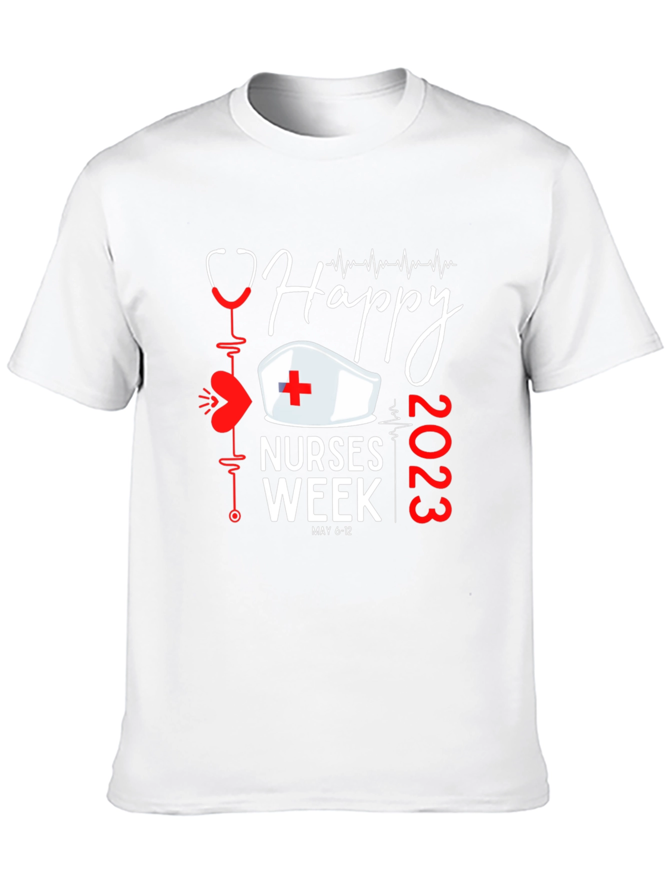 Happy Nurses Week 2023 Black T-Shirt