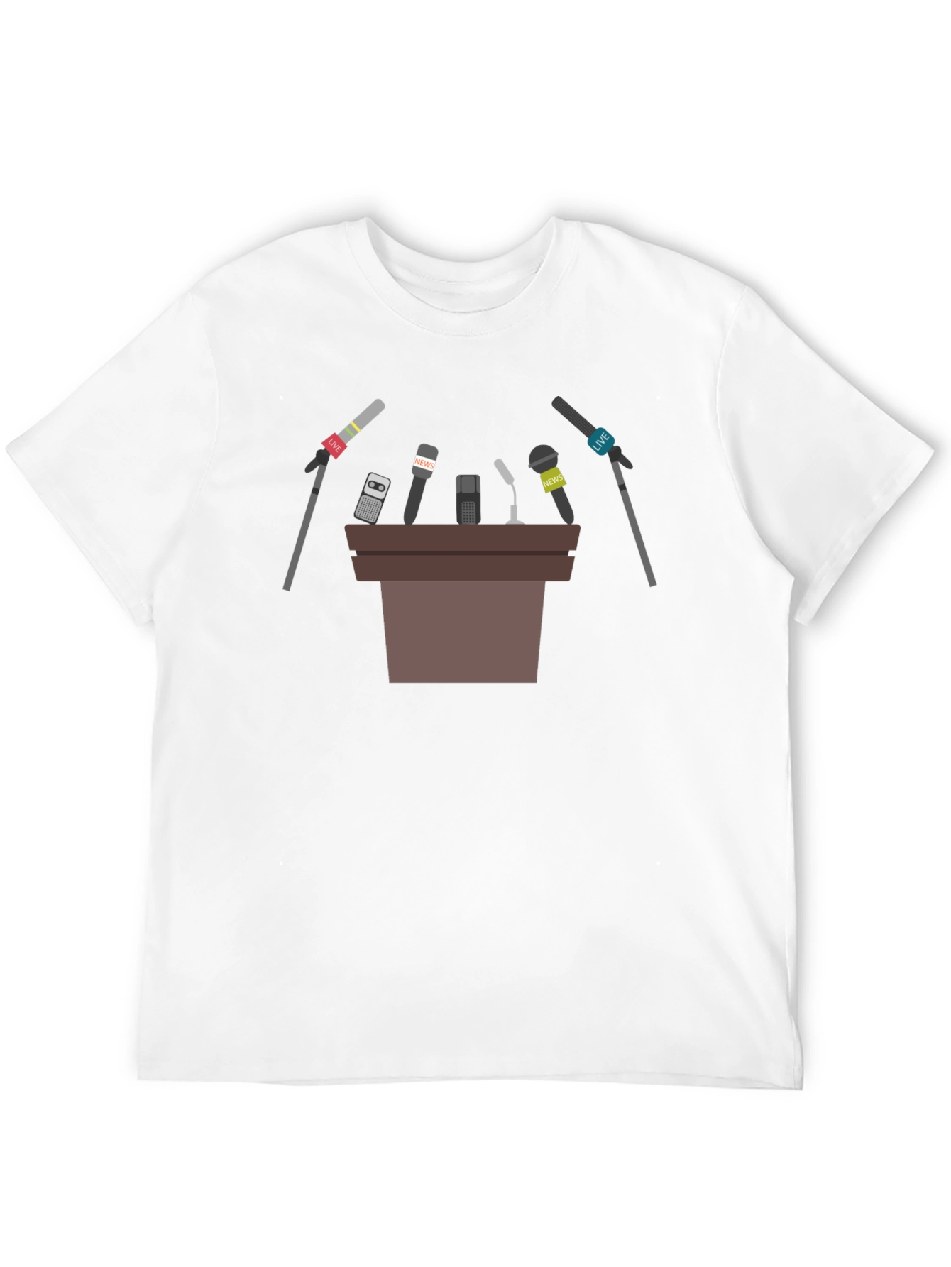 Press Conference Graphic T-Shirt - Stand Out!