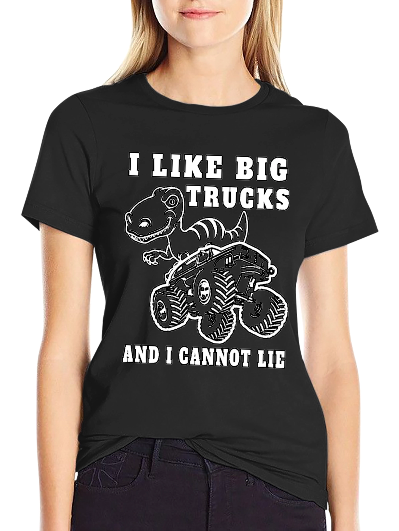 Big Trucks & Dinosaurs Graphic T-Shirt