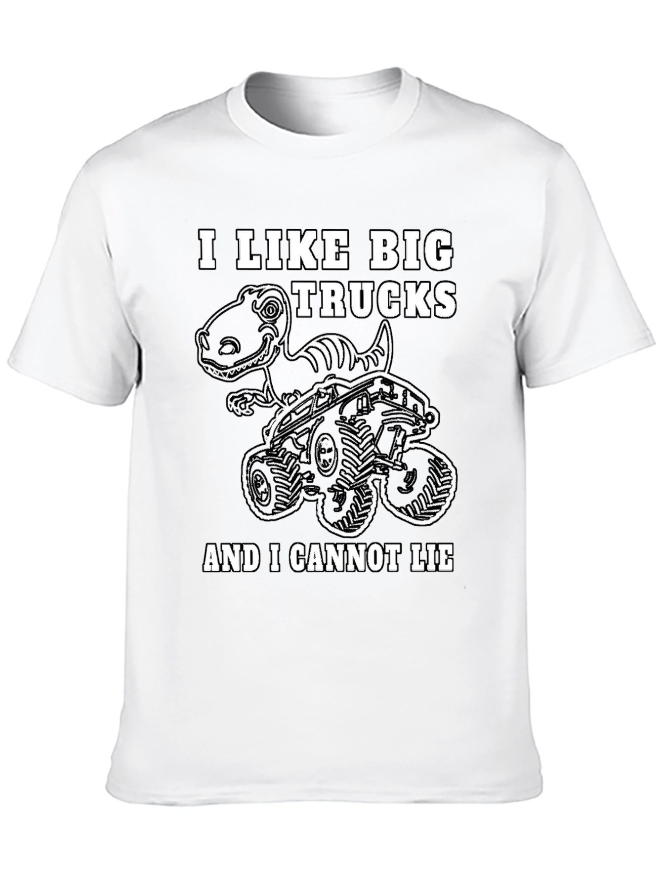 Big Trucks & Dinosaurs Graphic T-Shirt