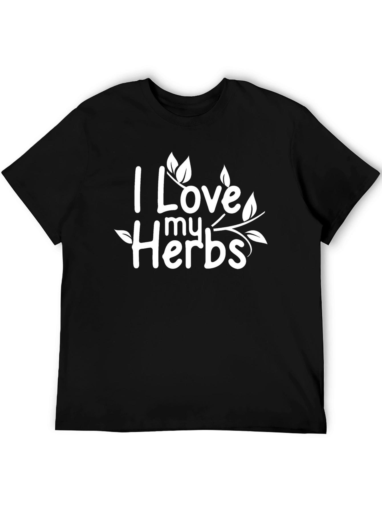 I Love My Herbs Graphic Tee - Black