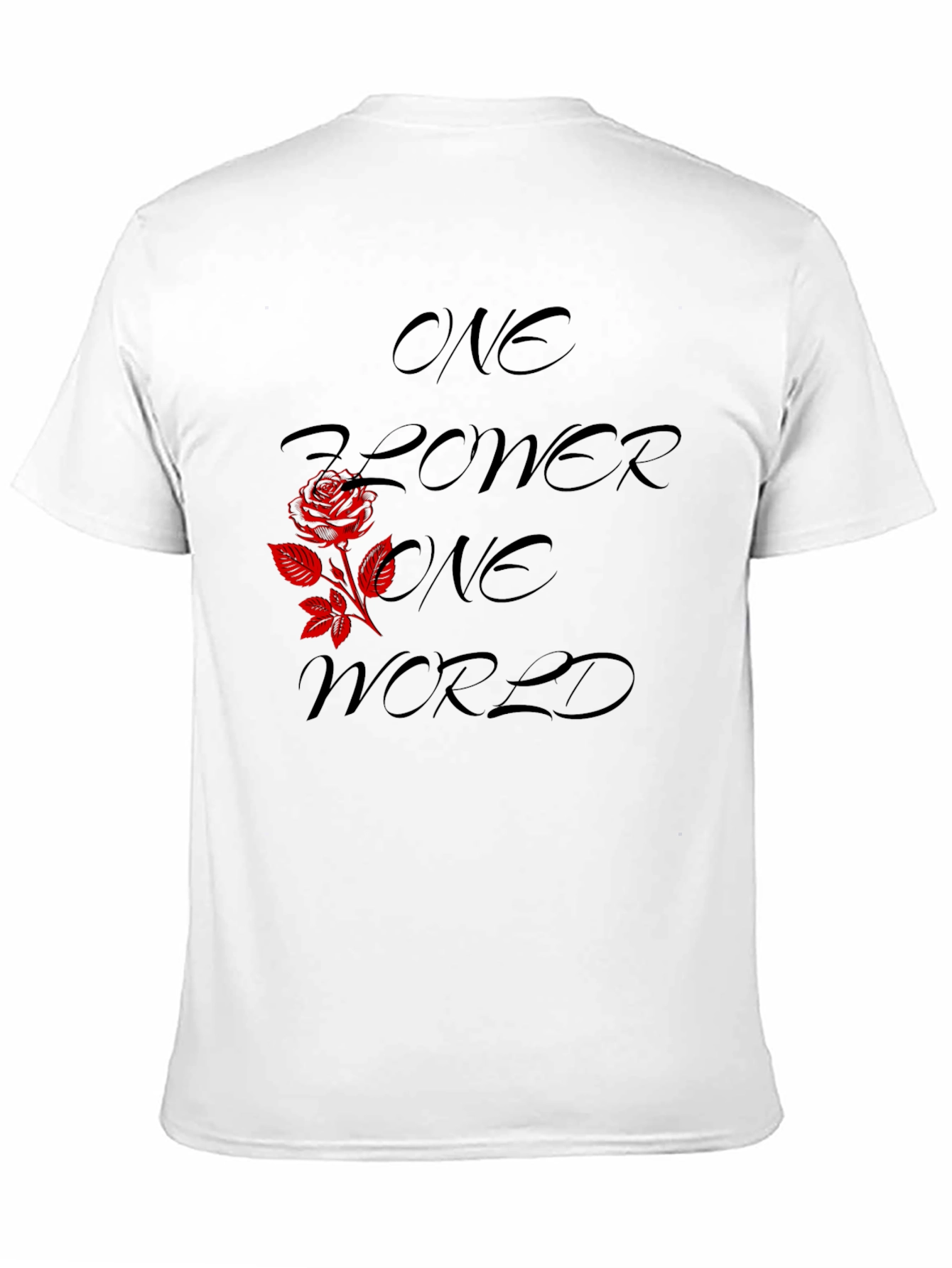 One Flower One World Graphic T-Shirt