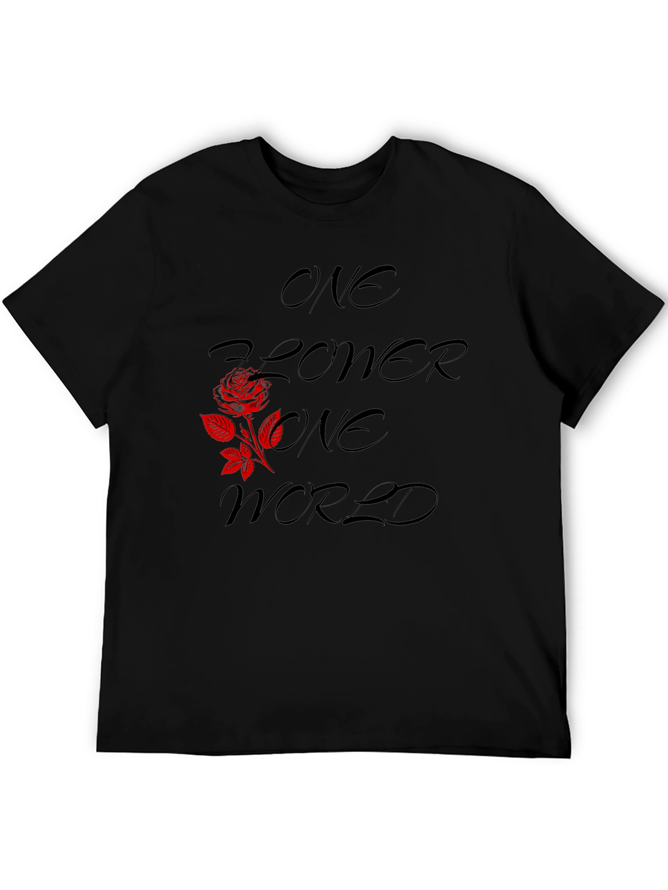 One Flower One World Graphic T-Shirt