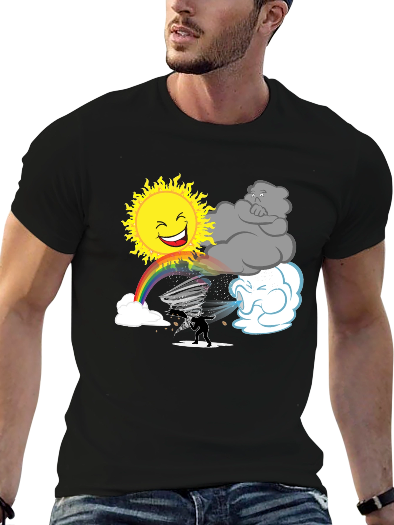 Weather Pattern Graphic T-Shirt