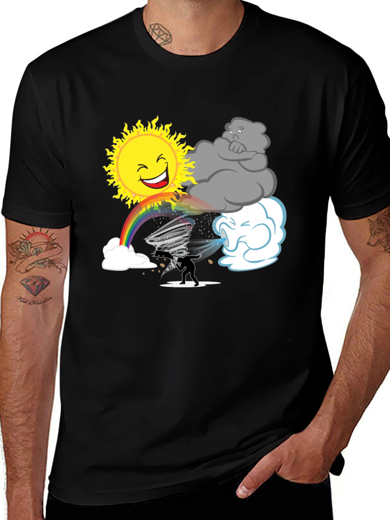 Weather Pattern Graphic T-Shirt