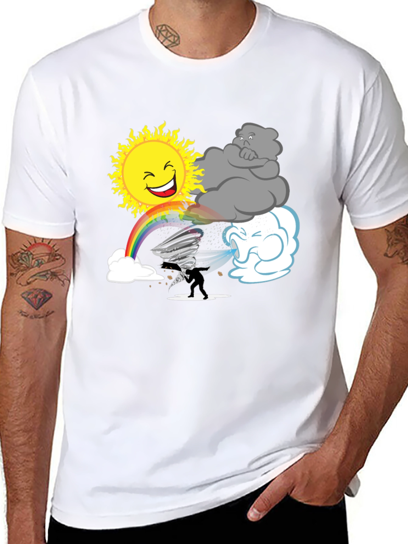 Weather Pattern Graphic T-Shirt