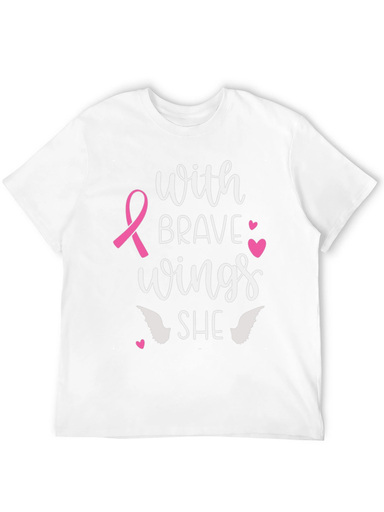 Brave Wings Breast Cancer Awareness T-Shirt