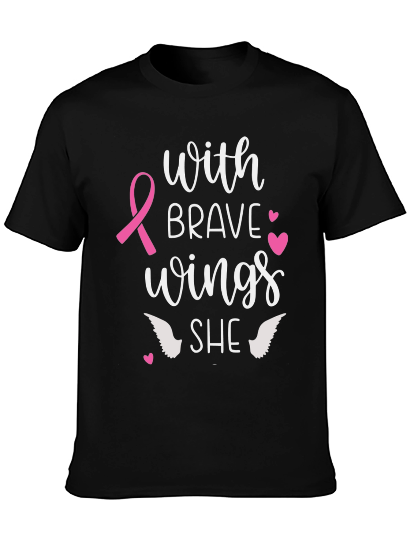 Brave Wings Breast Cancer Awareness T-Shirt