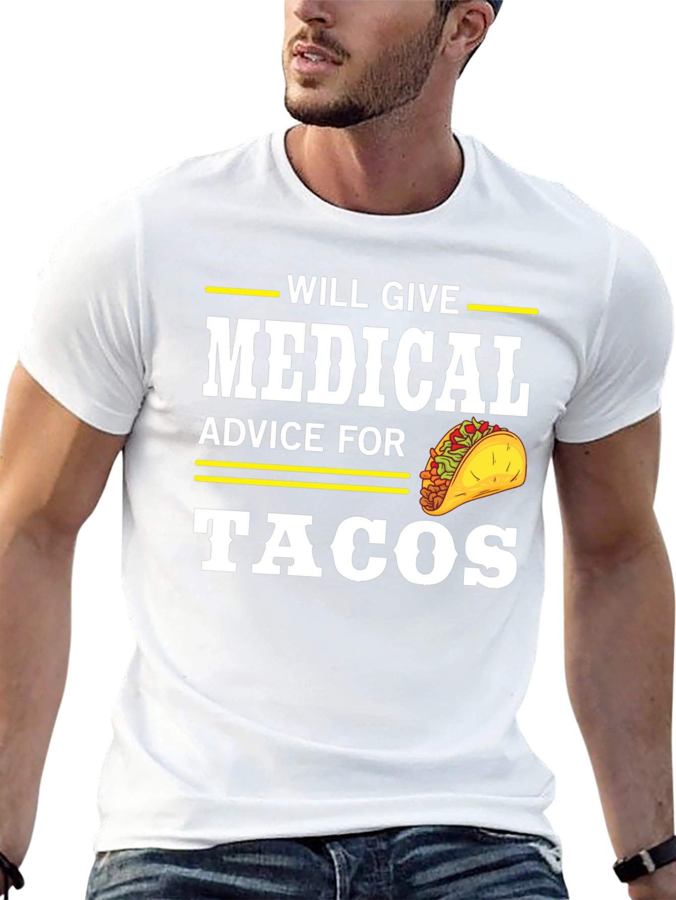 Medical Advice For Tacos Funny T-Shirt