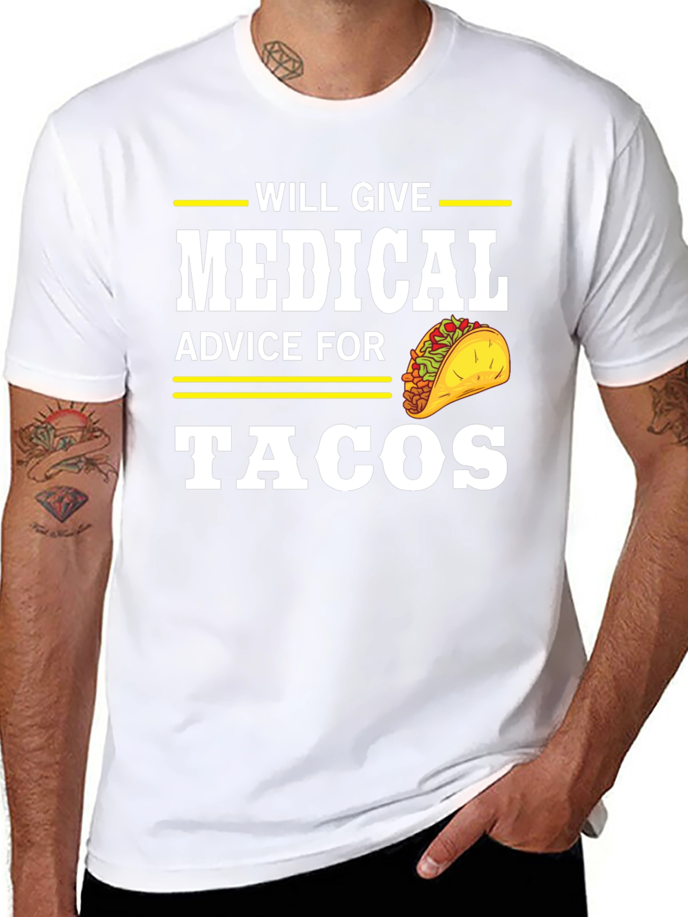 Medical Advice For Tacos Funny T-Shirt
