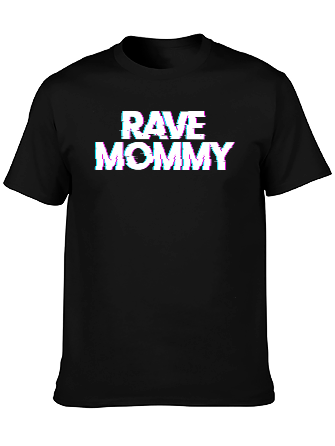 Rave Mommy Glitch T-Shirt - Cool Mom Style