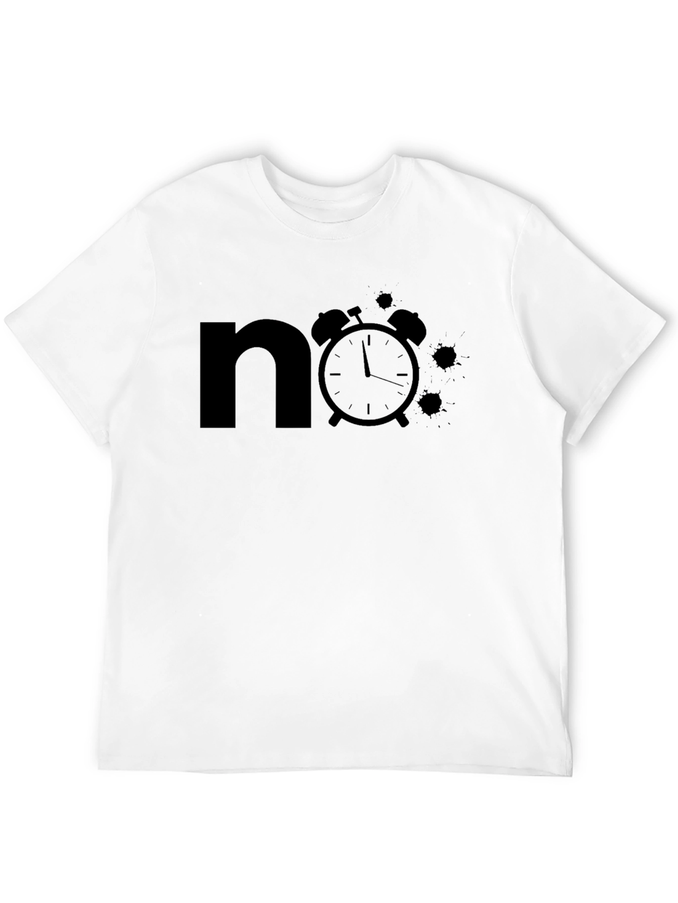 No Time T-Shirt - Black Graphic Tee