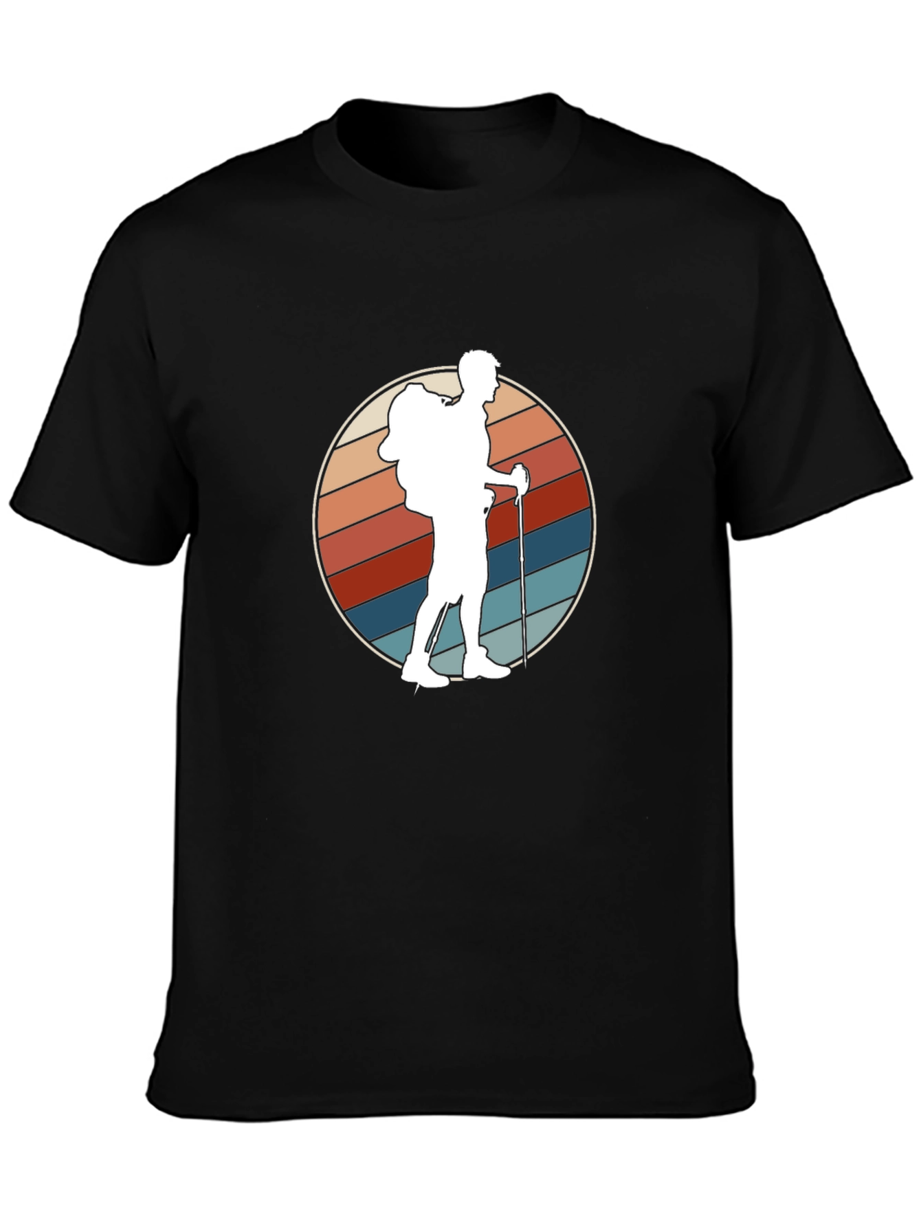 Retro Hiker Graphic Tee - Adventure Ready!