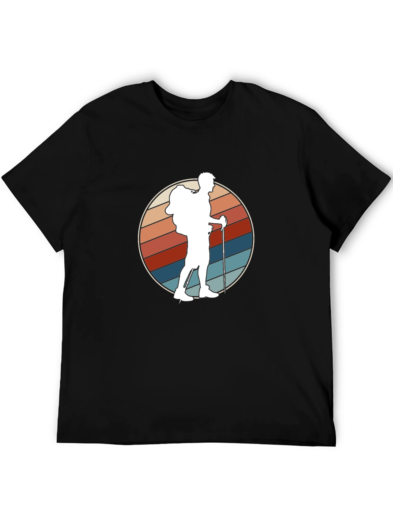 Retro Hiker Graphic Tee - Adventure Ready!