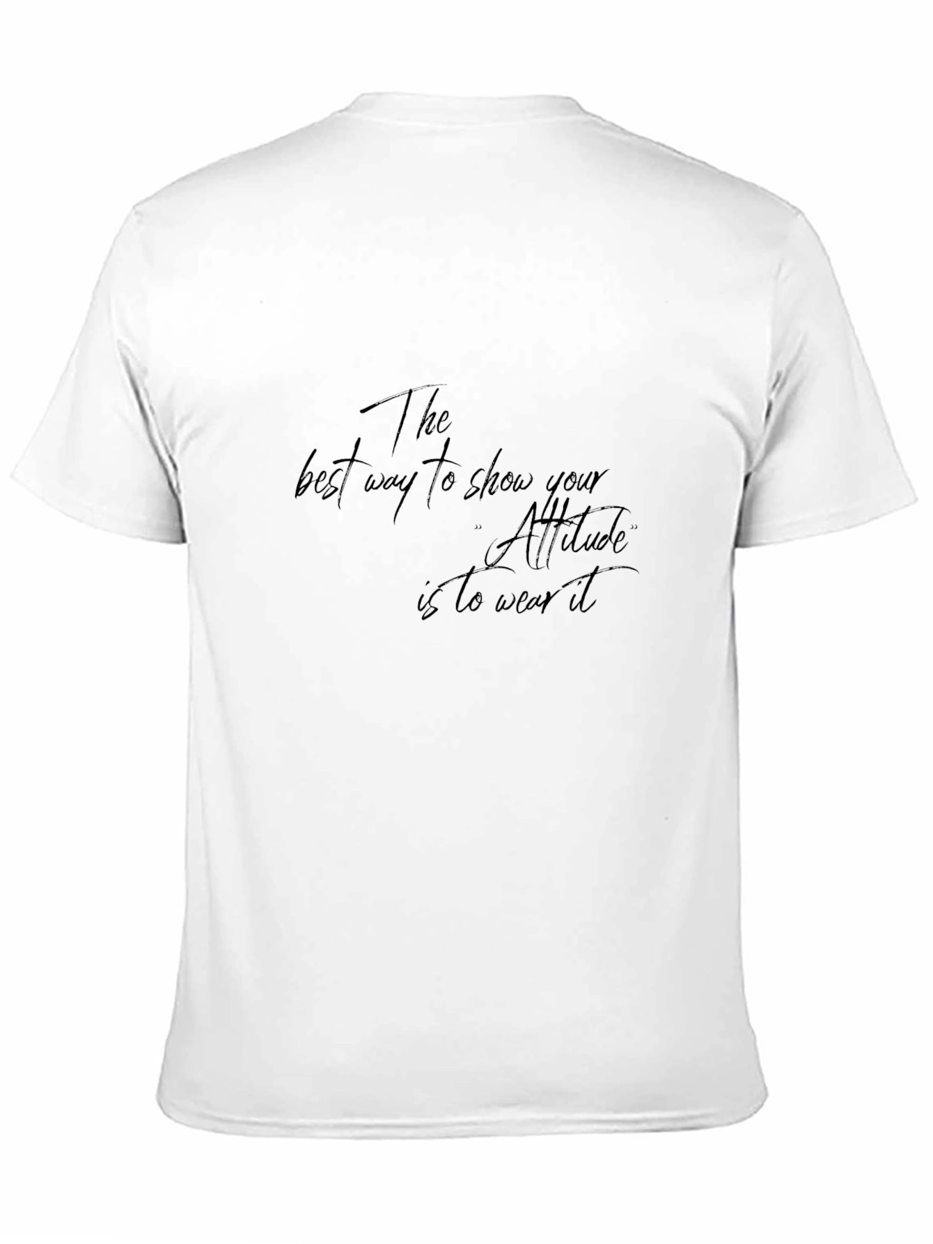 Attitude Graphic Tee - Black