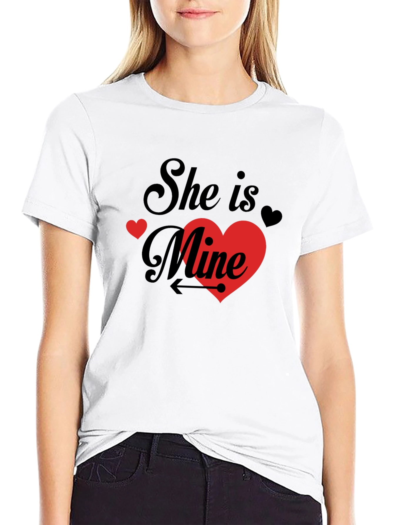 She is Mine T-Shirt: Valentines Day Gift