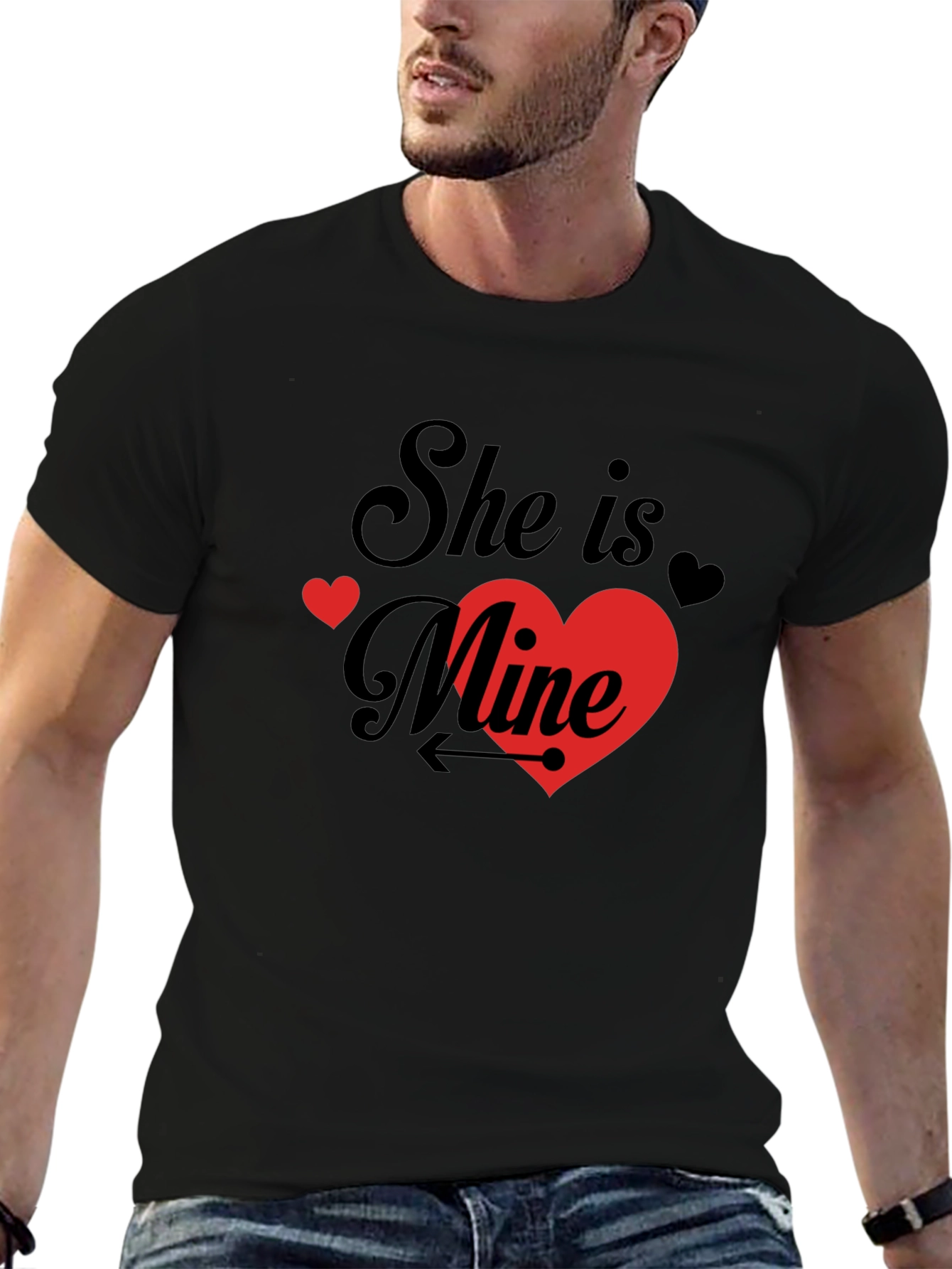 She is Mine T-Shirt: Valentines Day Gift