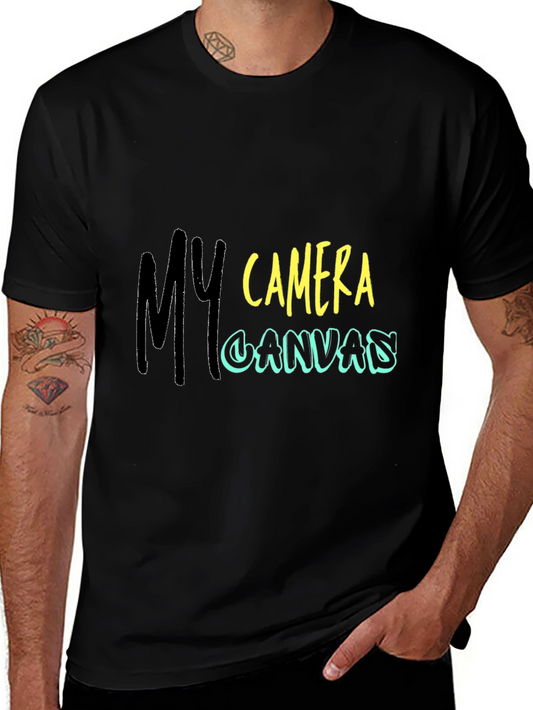 My Camera Canvas T-Shirt