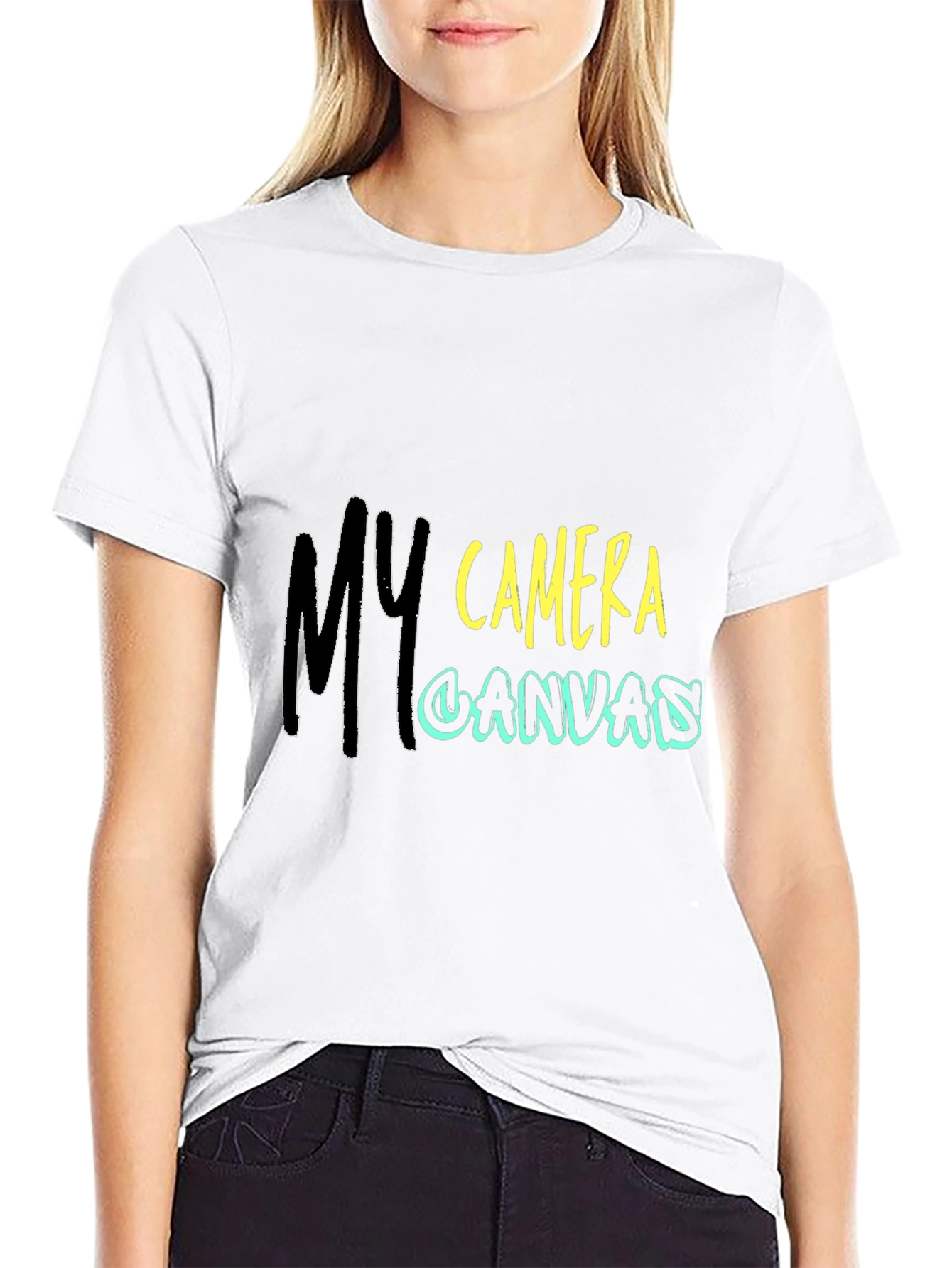 My Camera Canvas T-Shirt