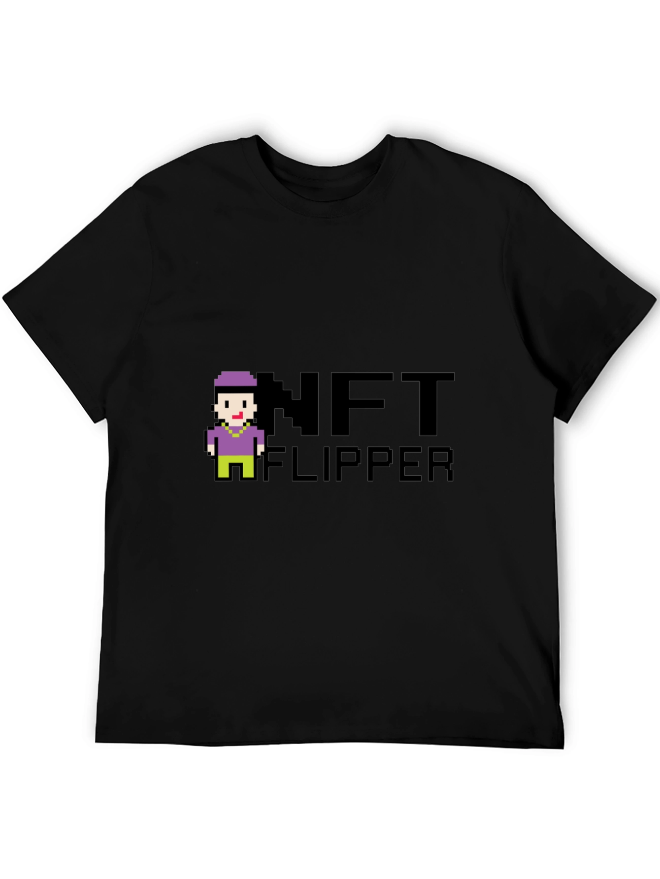 NFT Flipper Graphic Tee - Crypto Art Style
