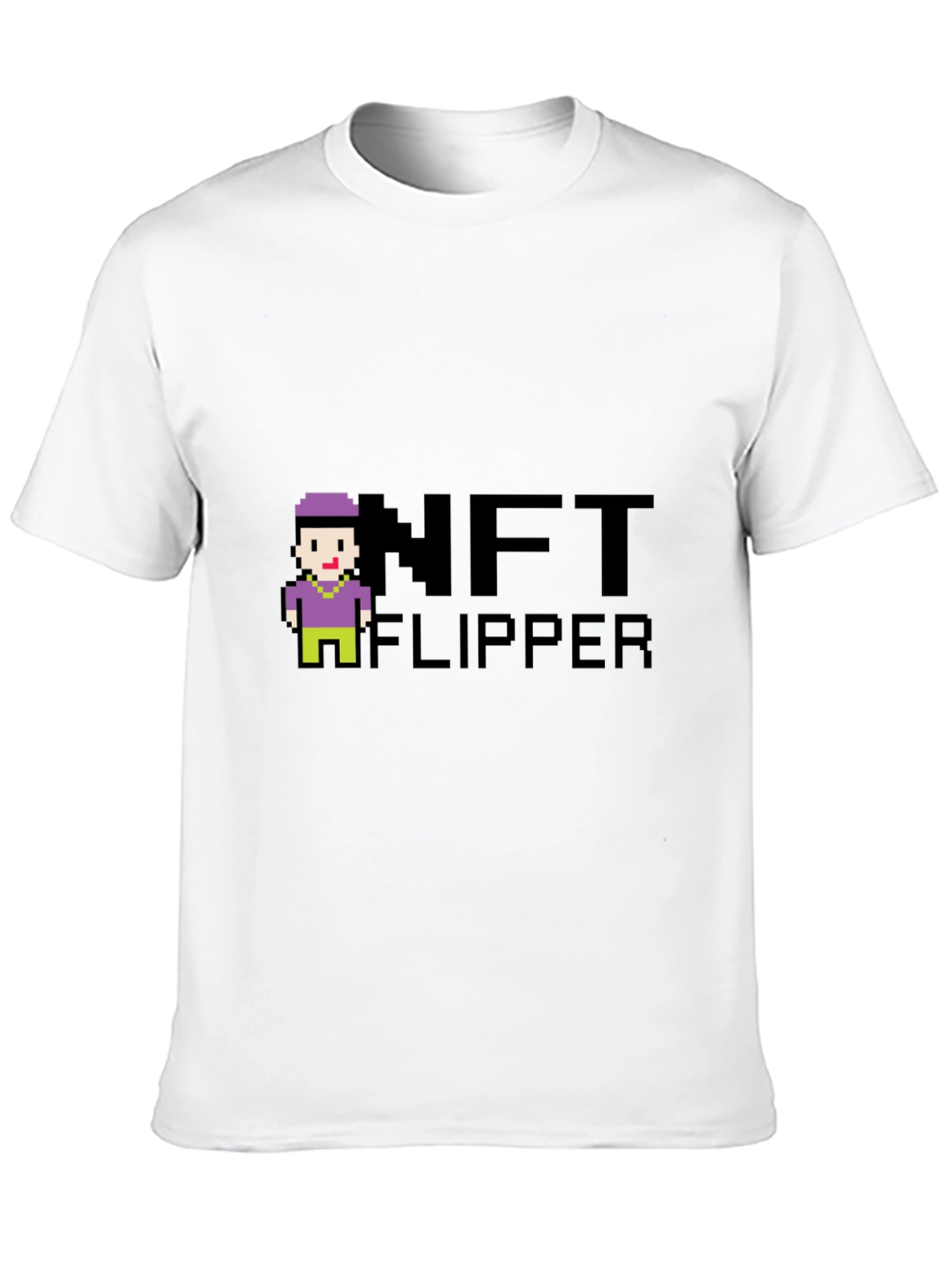 NFT Flipper Graphic Tee - Crypto Art Style