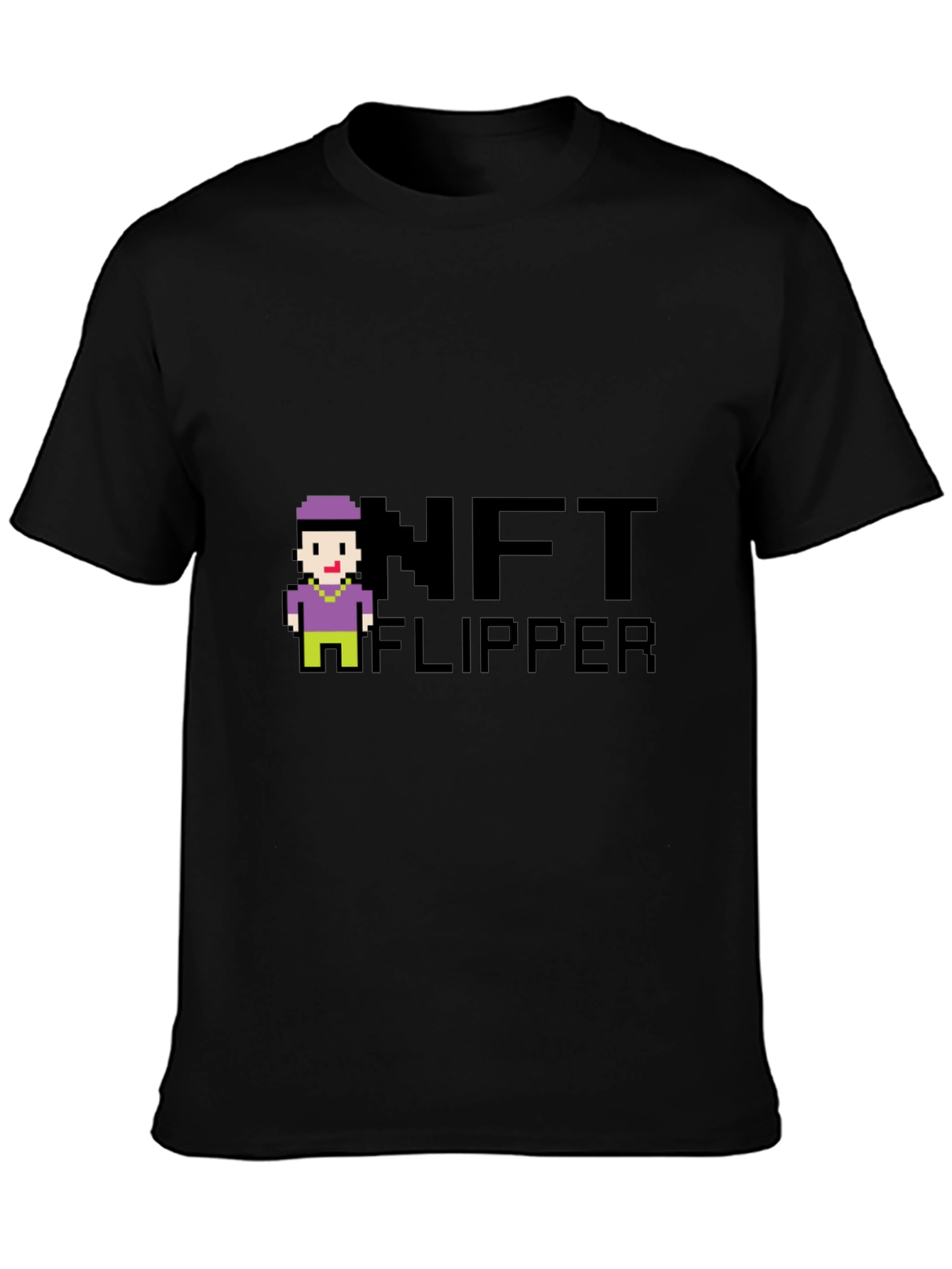 NFT Flipper Graphic Tee - Crypto Art Style