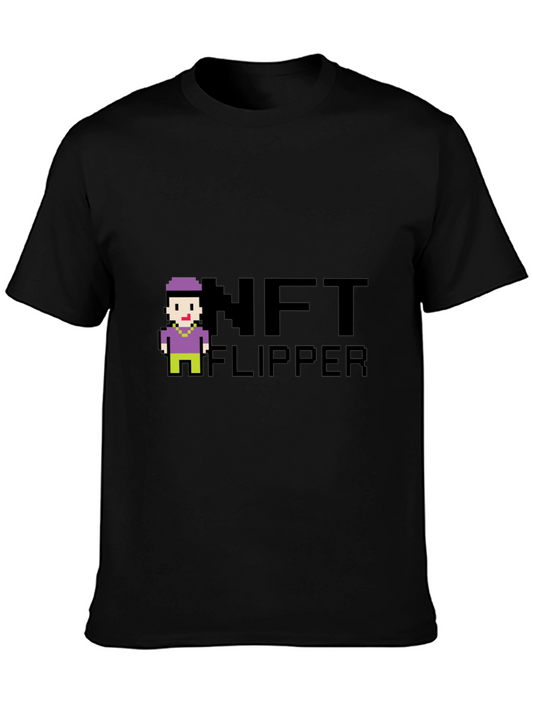 NFT Flipper Graphic Tee - Crypto Art Style