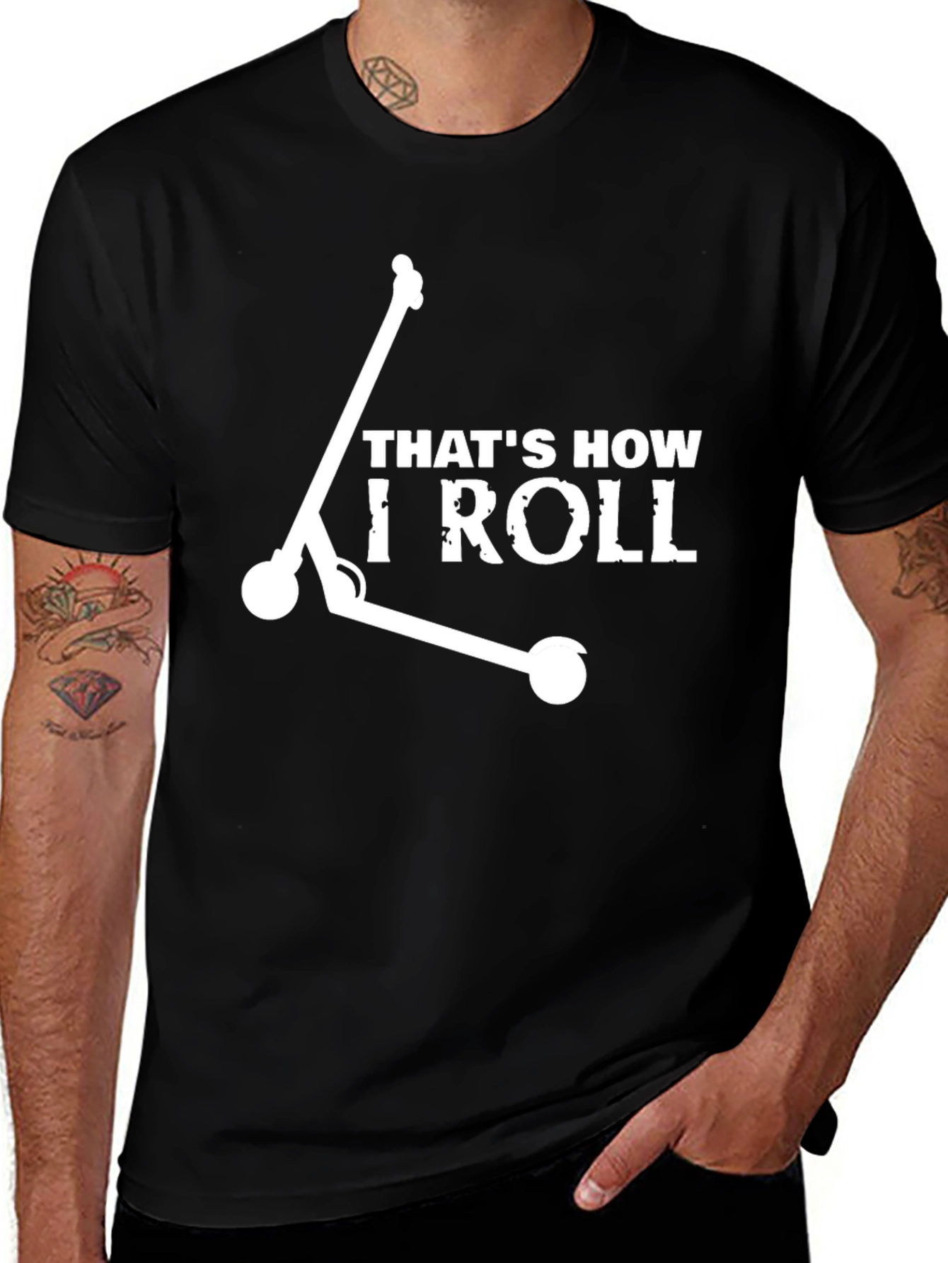 Thats How I Roll Scooter Graphic T-Shirt