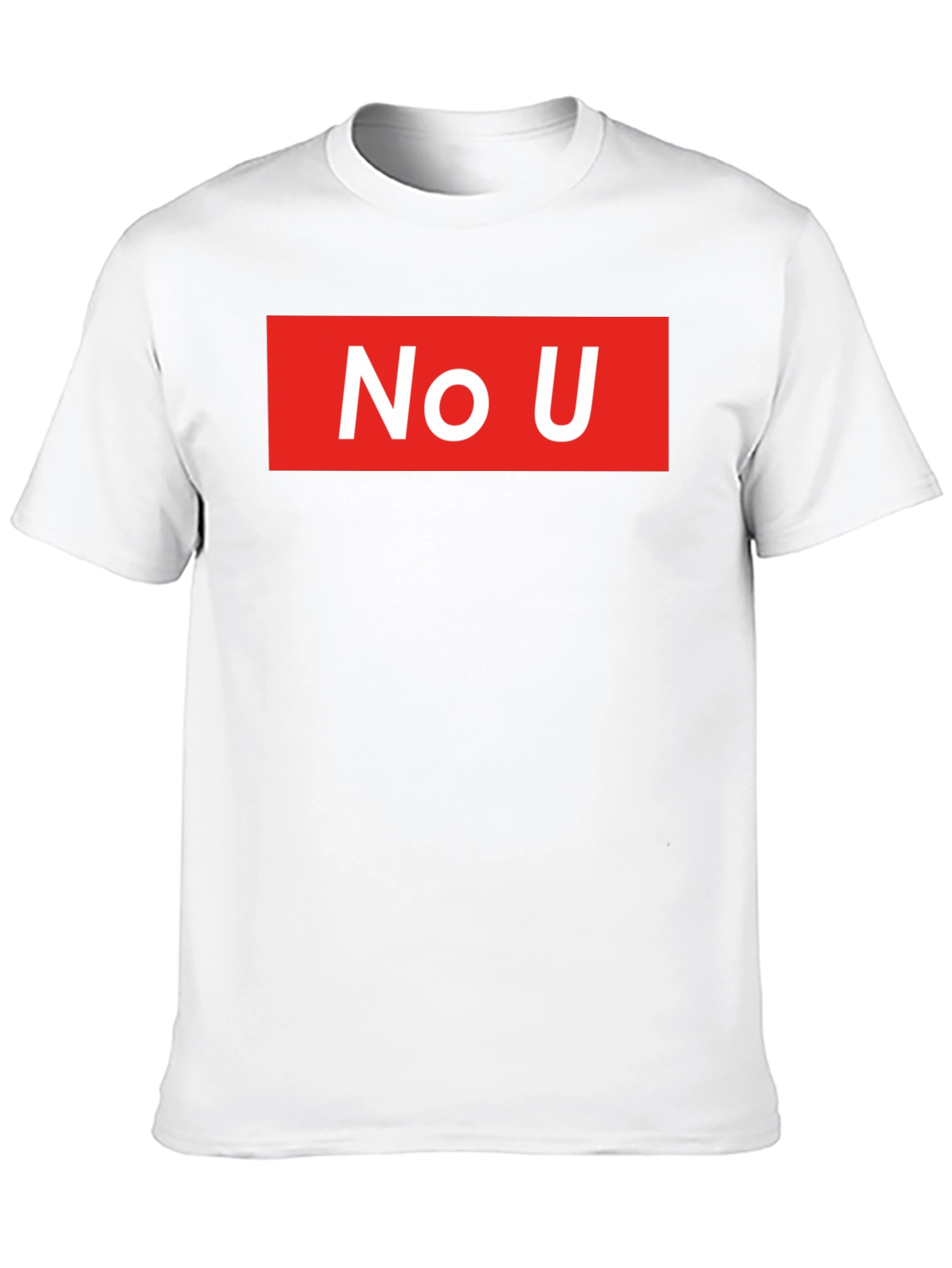 No U Graphic Tee - Streetwear Style