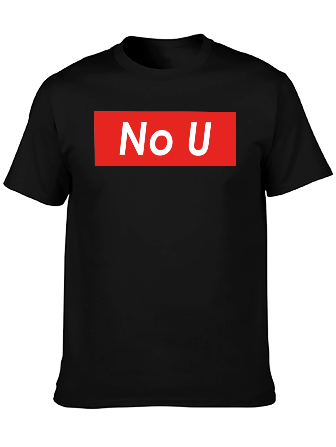 No U Graphic Tee - Streetwear Style