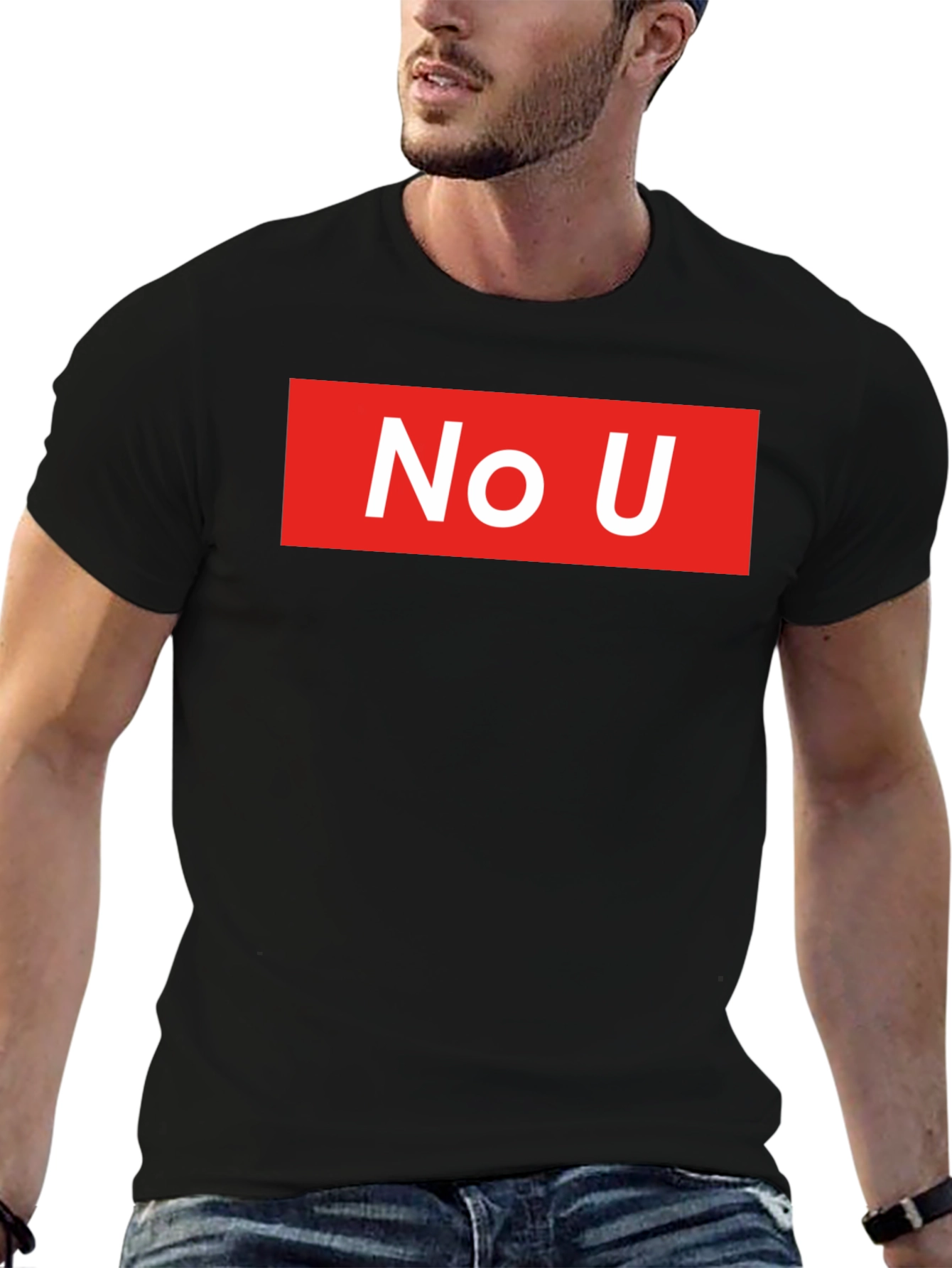No U Graphic Tee - Streetwear Style