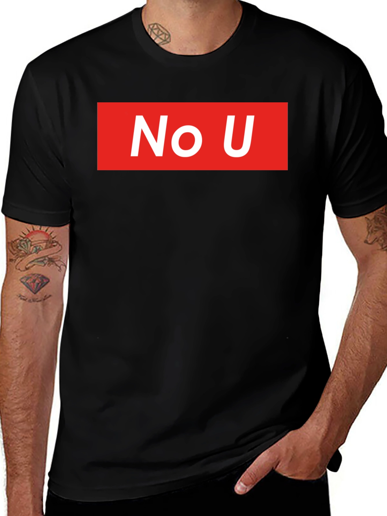 No U Graphic Tee - Streetwear Style