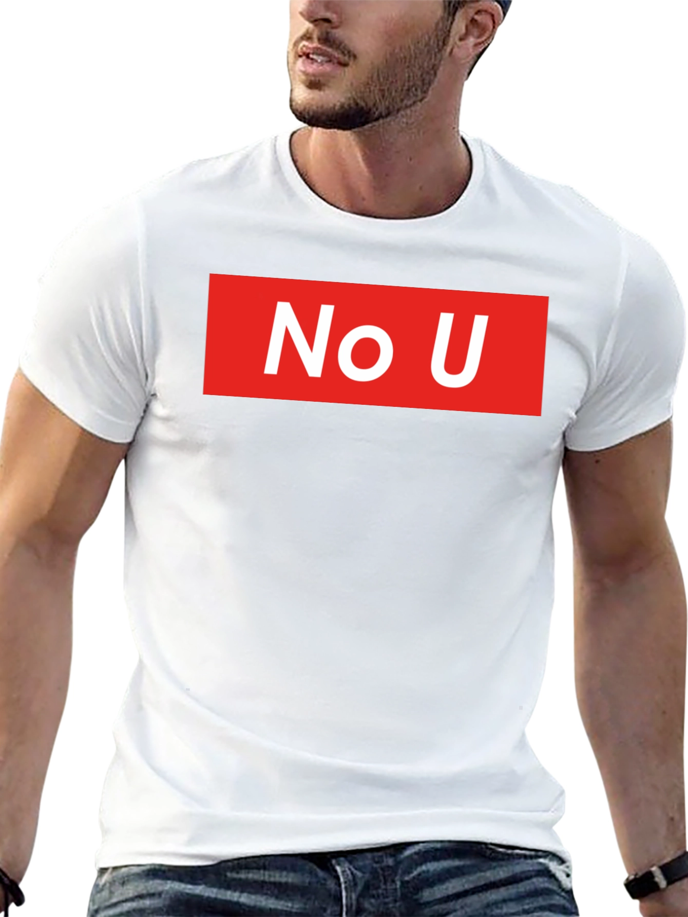 No U Graphic Tee - Streetwear Style