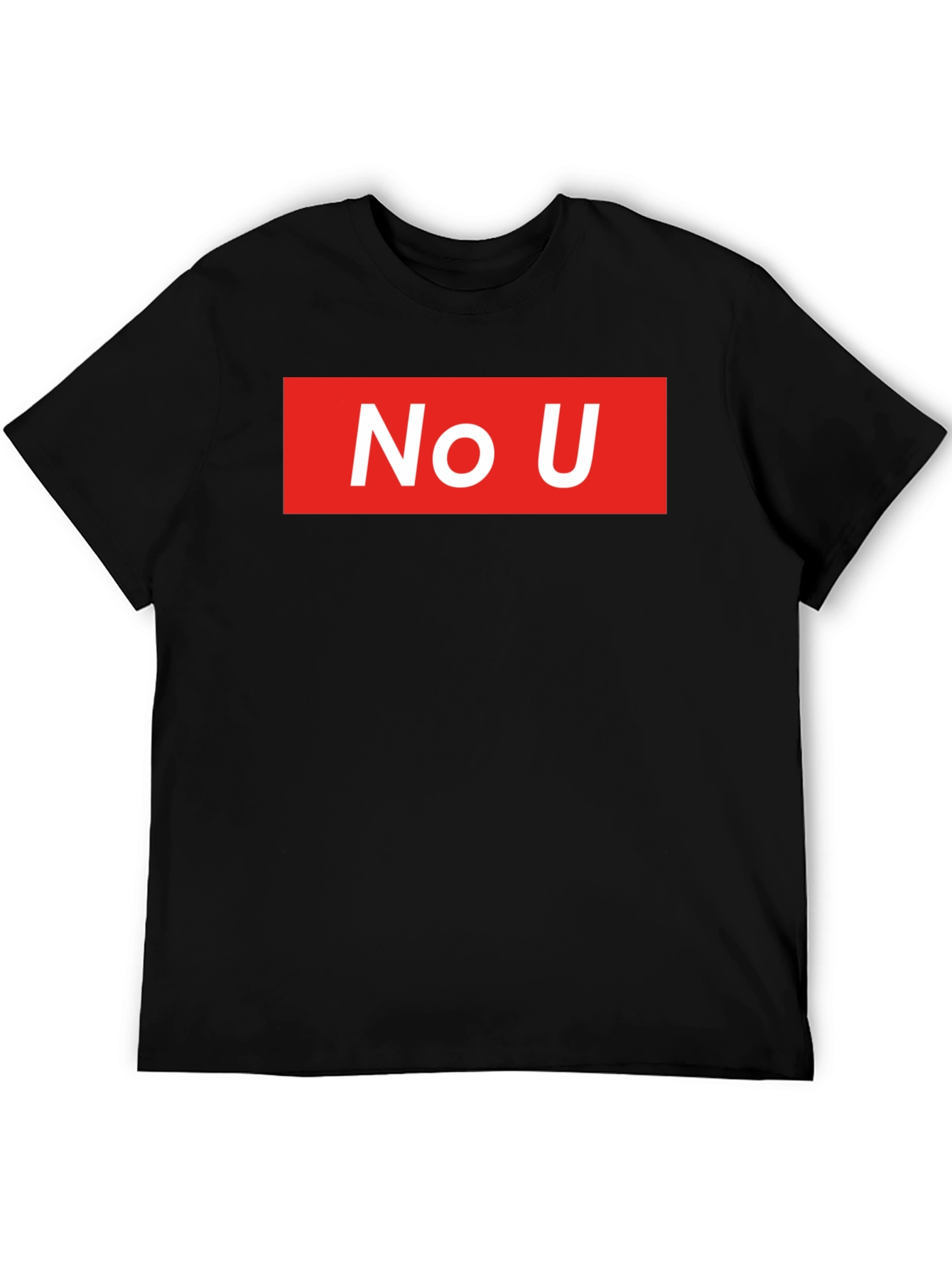 No U Graphic Tee - Streetwear Style