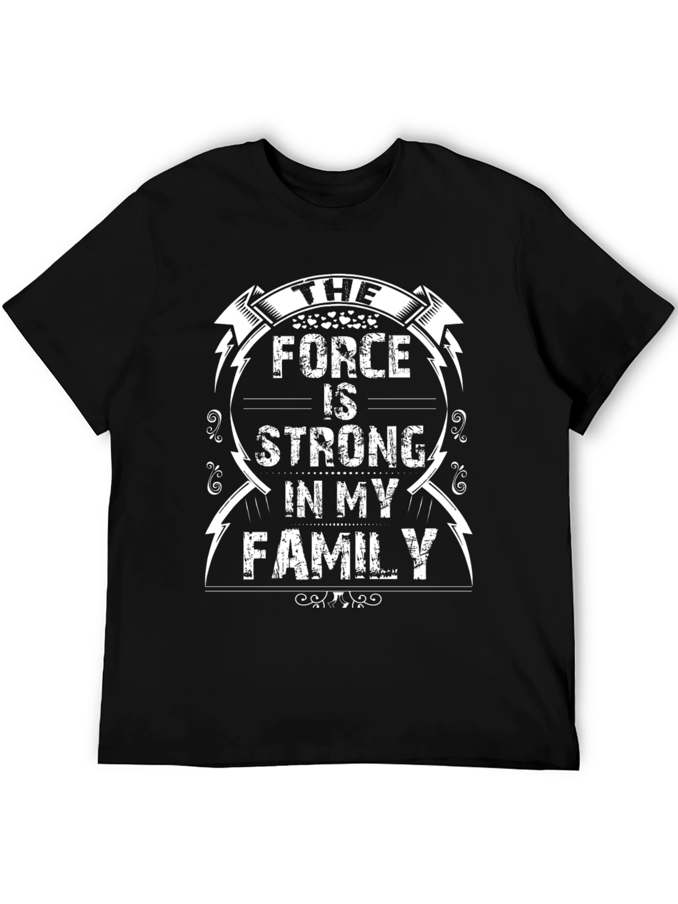 The Force Is Strong Family T-Shirt - Black