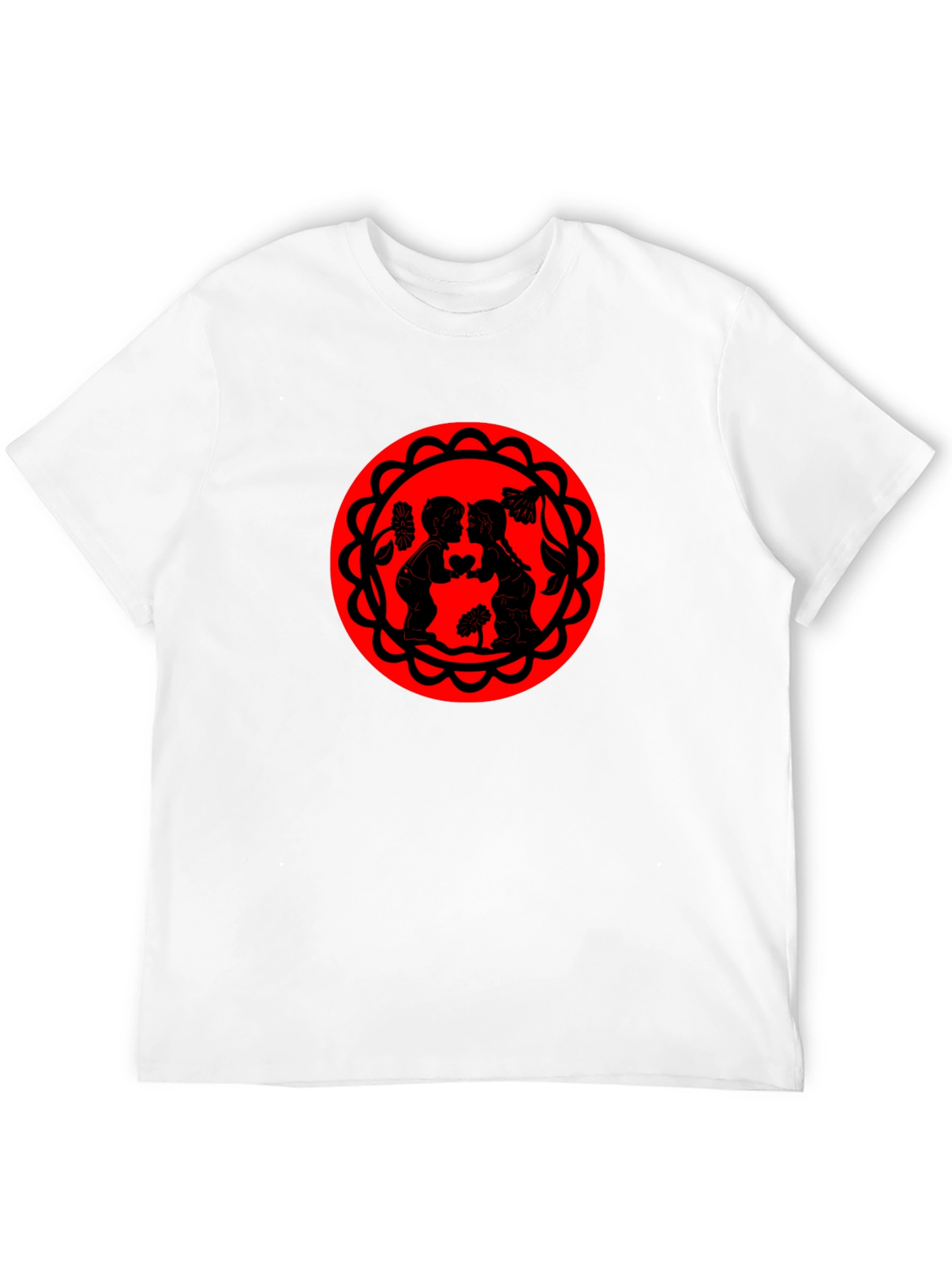 Kissing Silhouette Graphic Tee