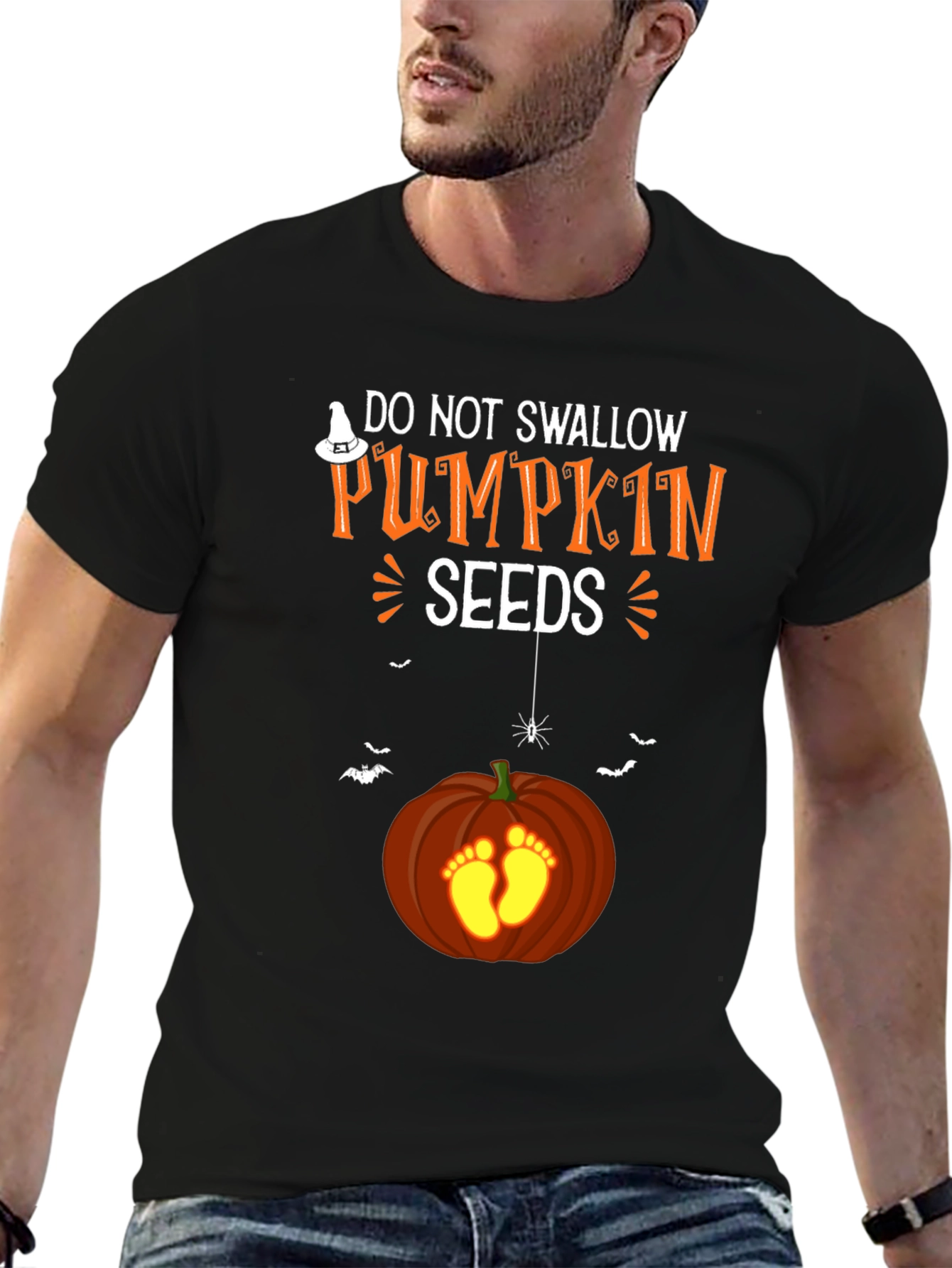 Halloween Pregnancy T-Shirt - Pumpkin Seeds