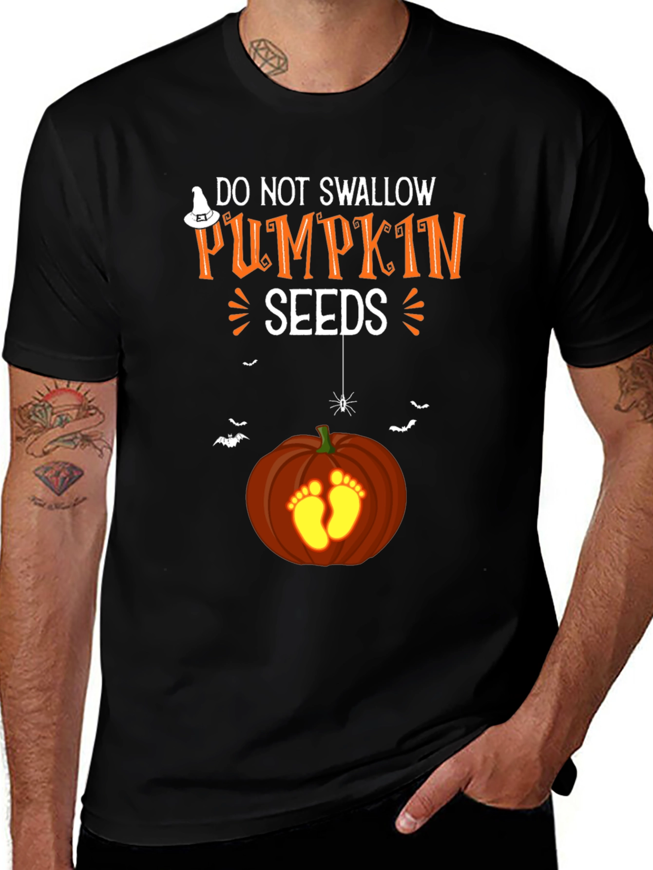 Halloween Pregnancy T-Shirt - Pumpkin Seeds