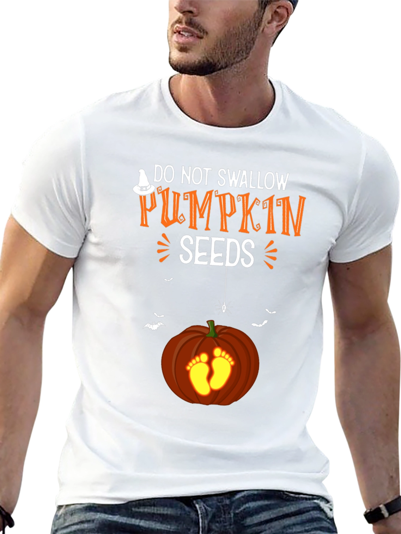 Halloween Pregnancy T-Shirt - Pumpkin Seeds