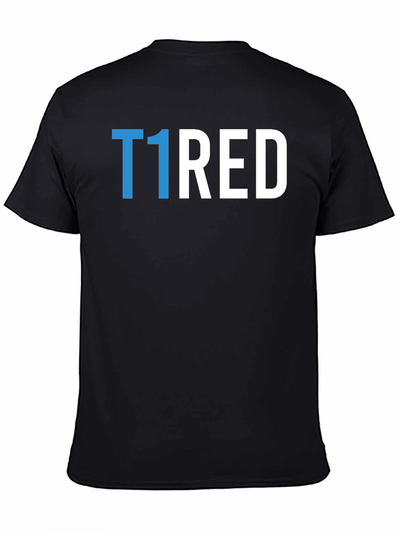 T1RED Graphic T-Shirt - Black Crew Neck
