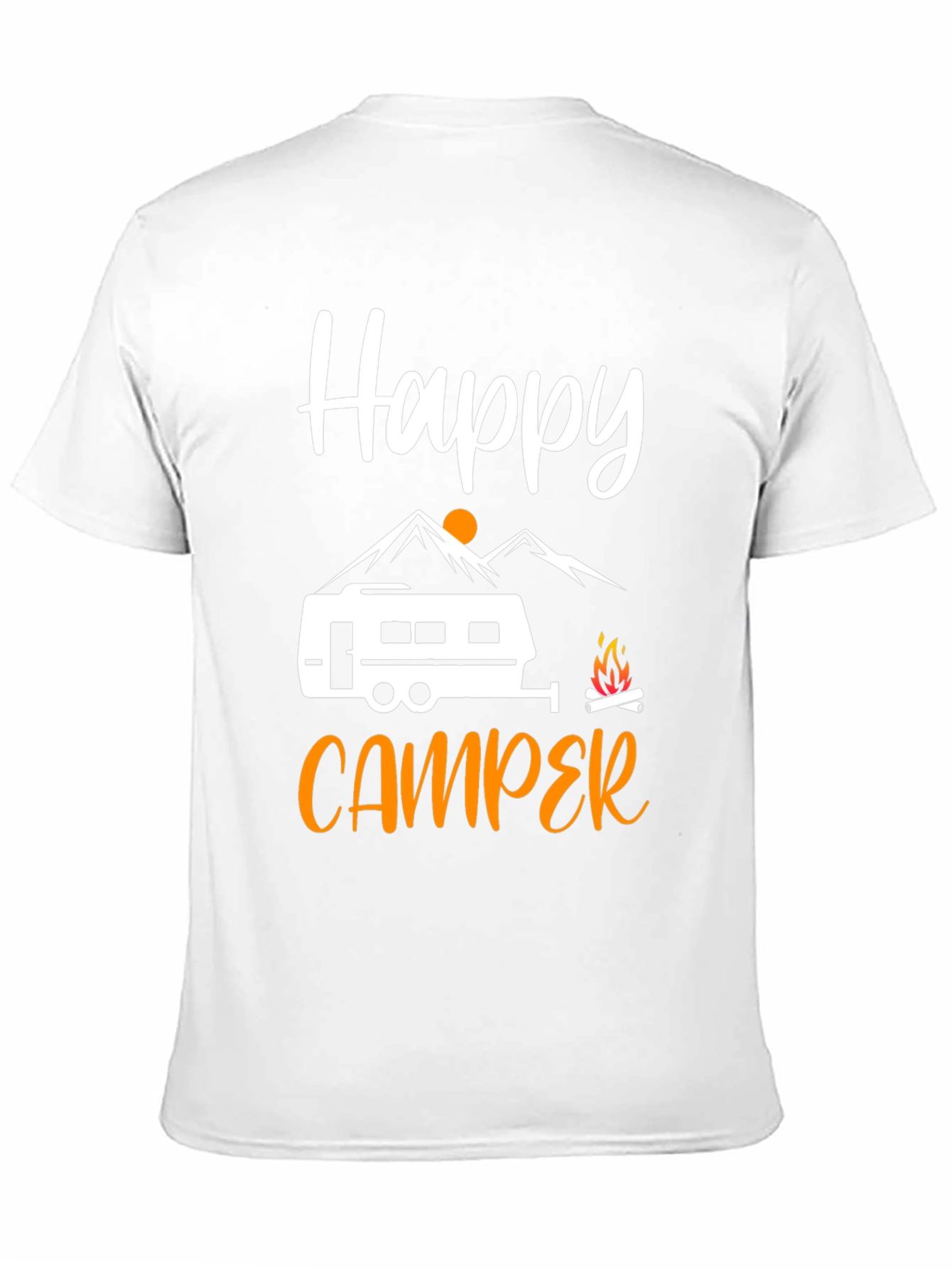 Happy Camper Graphic Tee - Outdoor Adventure Shirt