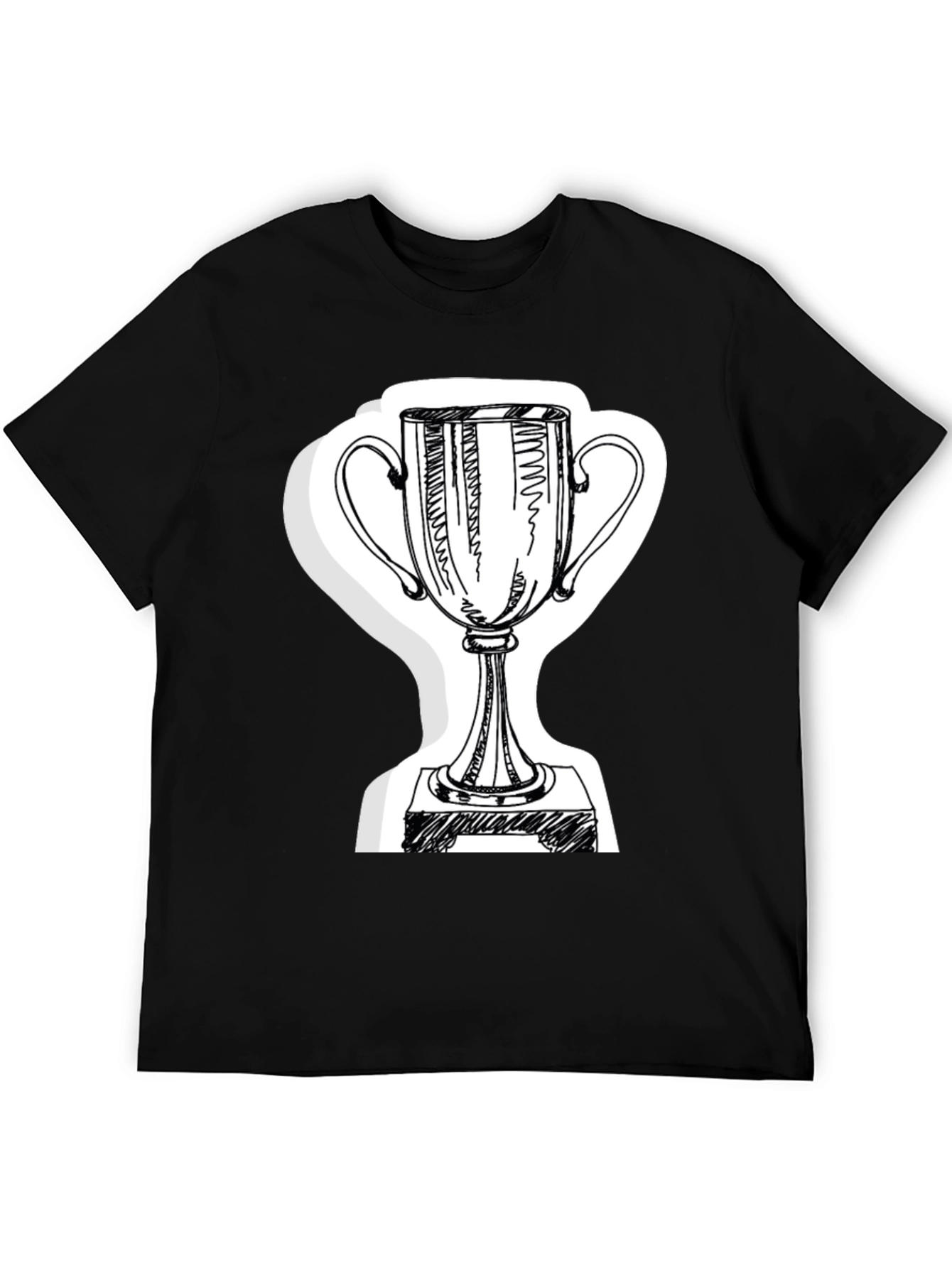 Trophy Graphic T-Shirt - Black Tee