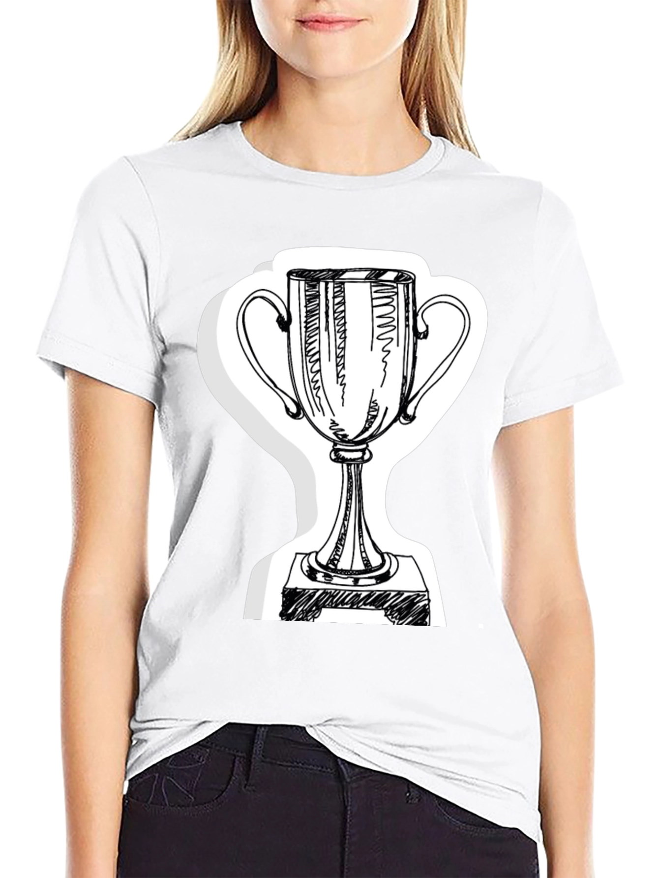 Trophy Graphic T-Shirt - Black Tee