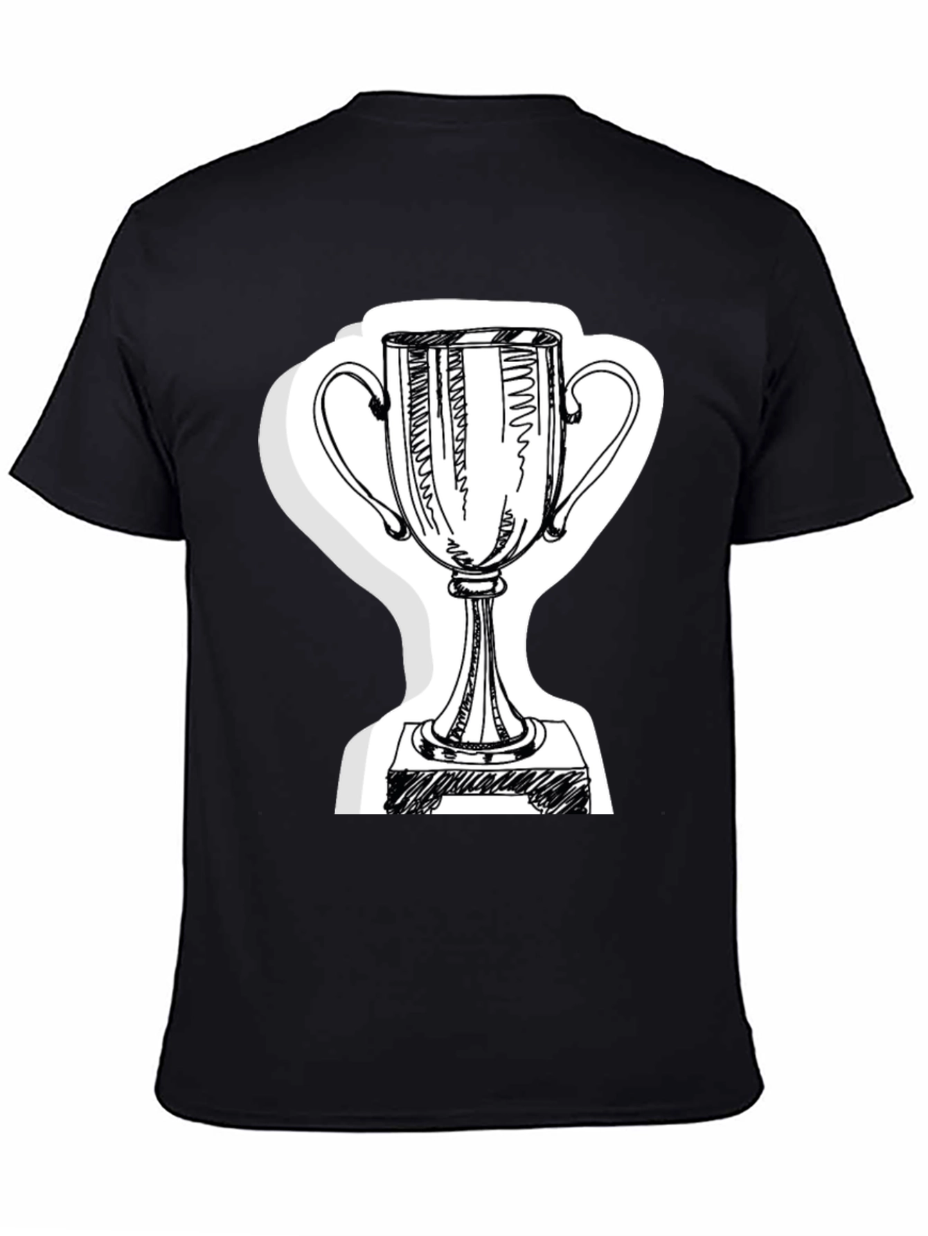 Trophy Graphic T-Shirt - Black Tee