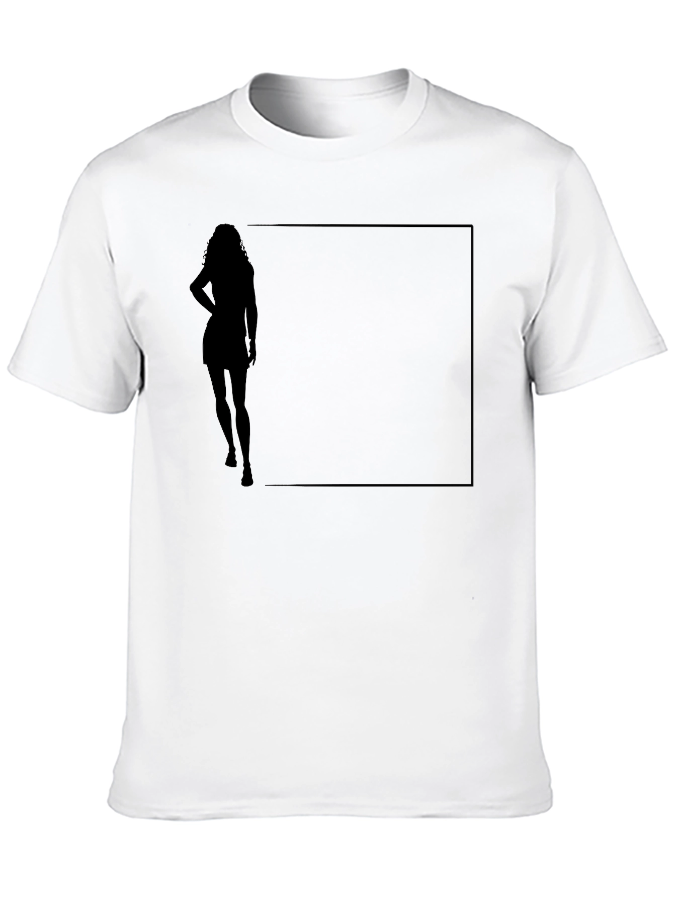 Black Silhouette Graphic Tee
