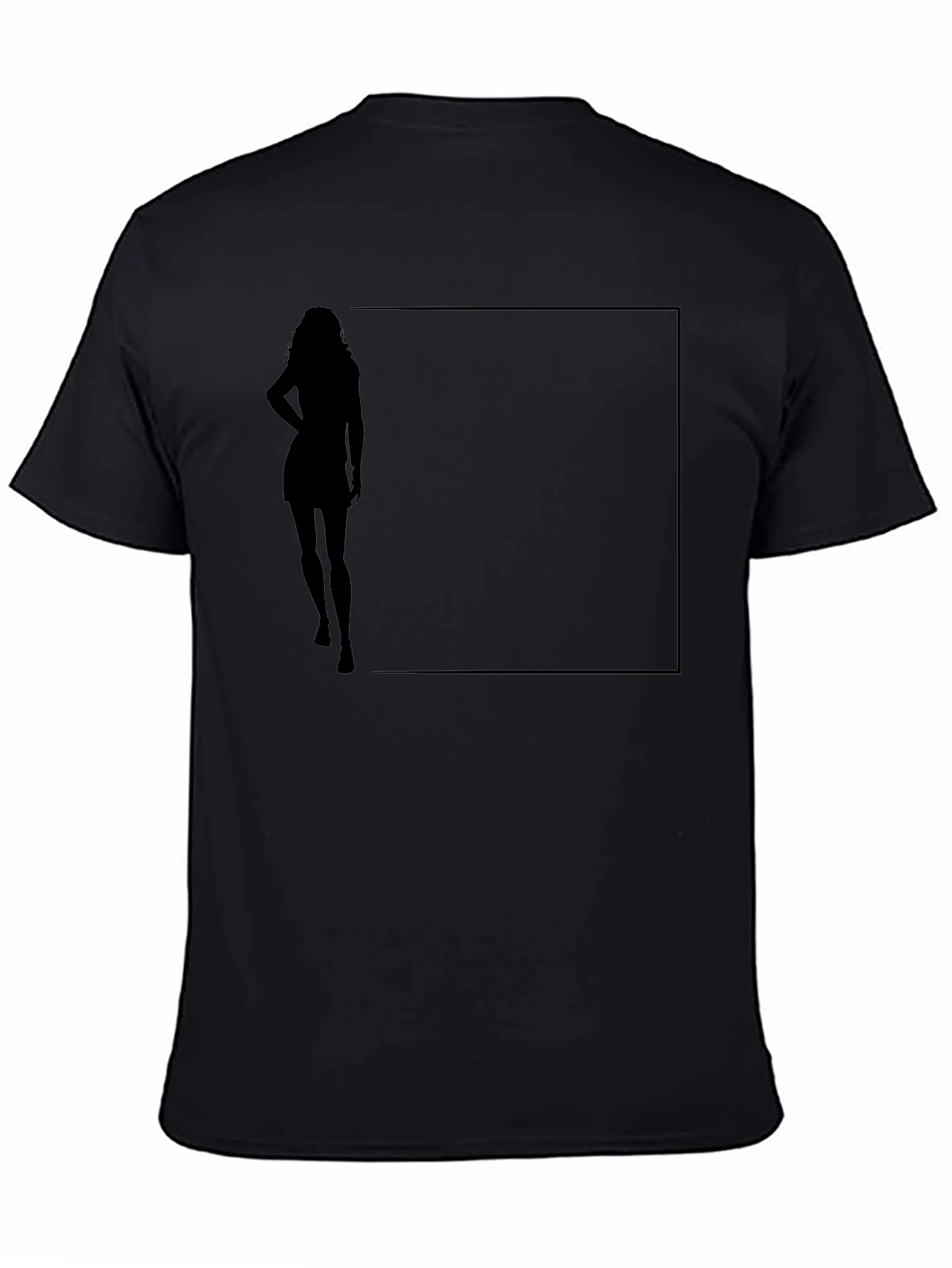 Black Silhouette Graphic Tee