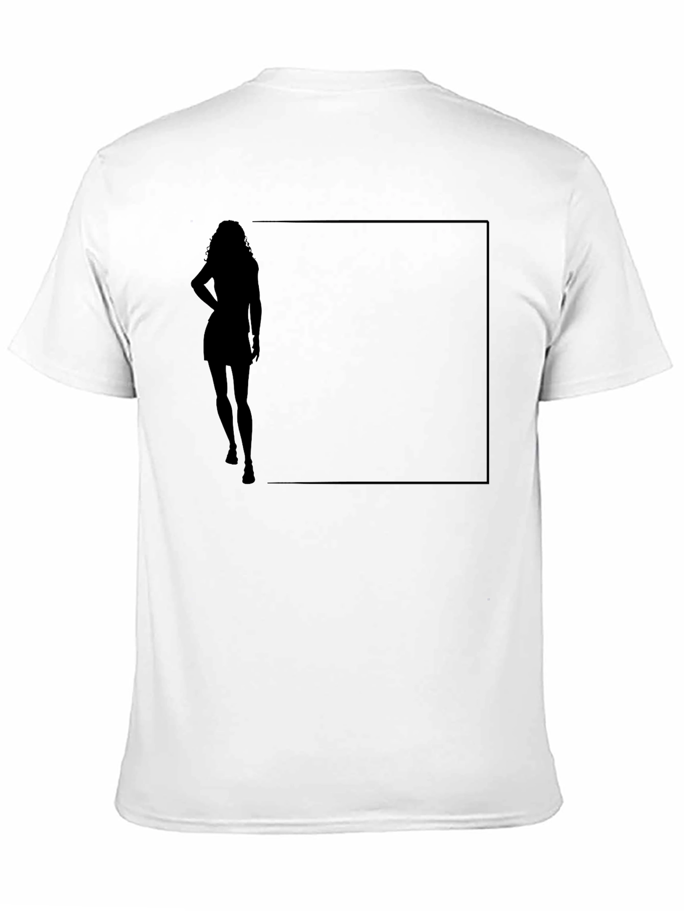 Black Silhouette Graphic Tee