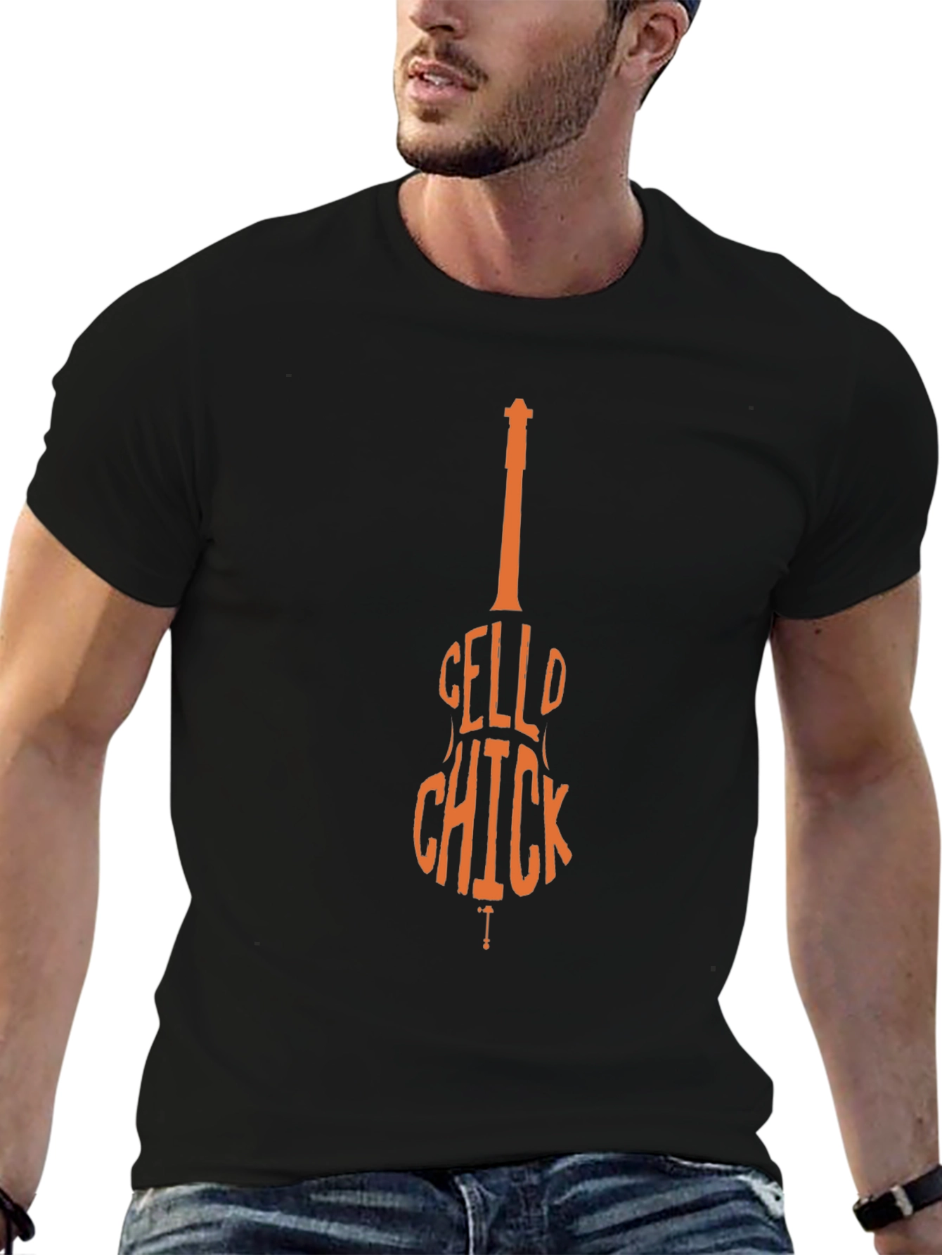 Cello Chick Graphic Tee - Music Lover T-Shirt