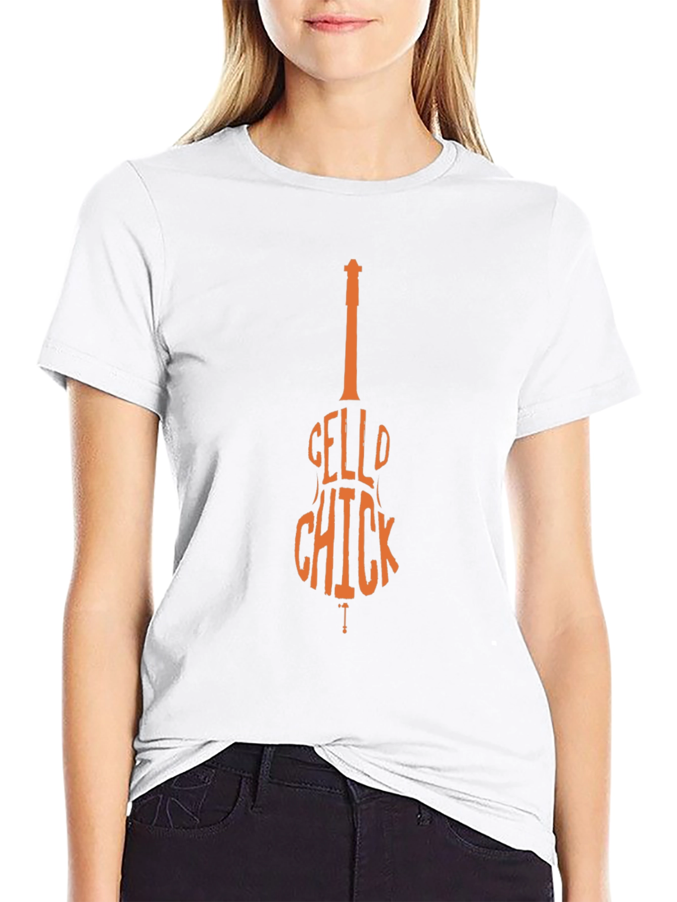 Cello Chick Graphic Tee - Music Lover T-Shirt